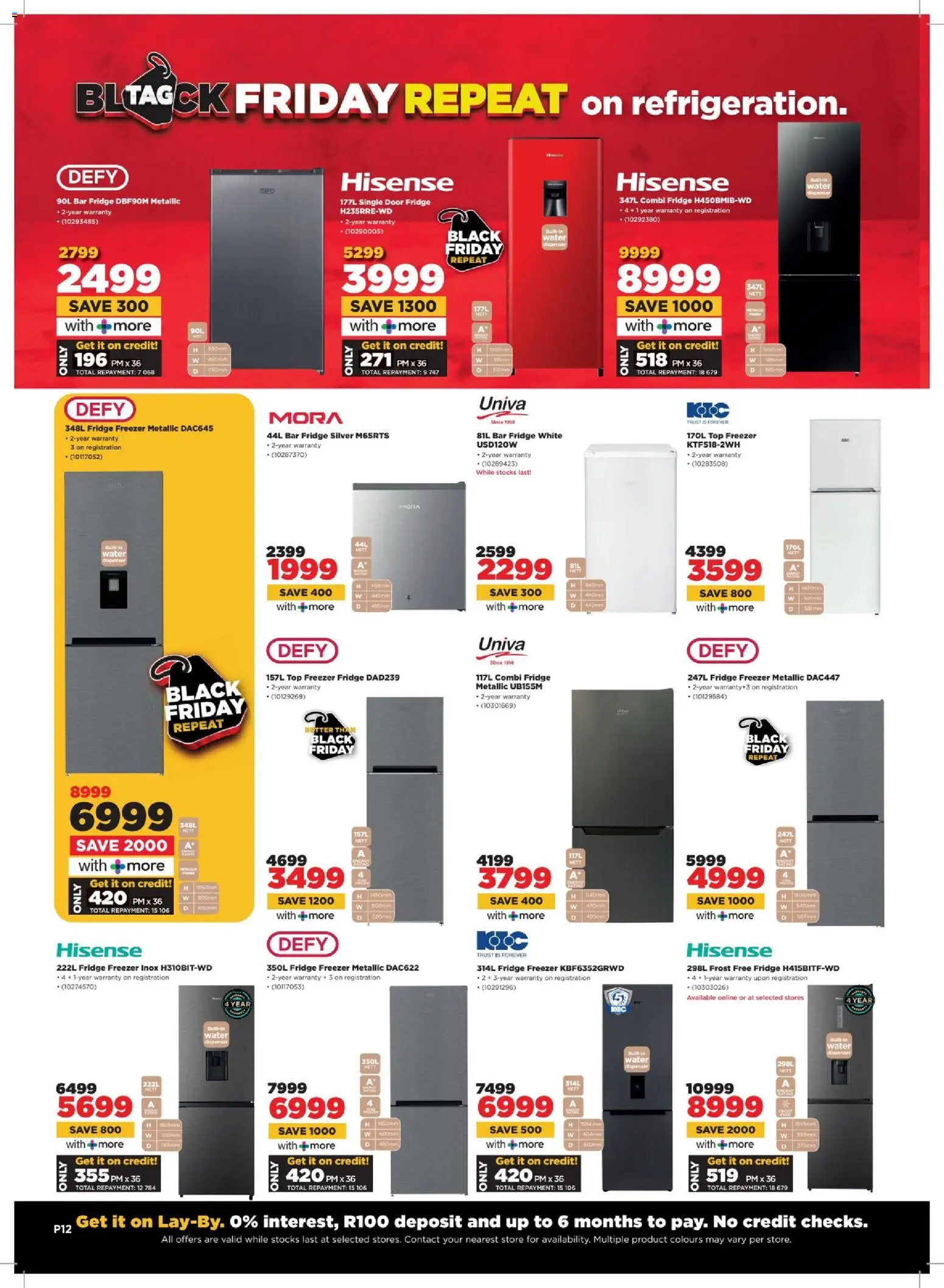New HiFi Corp catalogue – valid from 04.03.2026 | Page: 12 | Products: Freezer, Fridge, Fish, Water