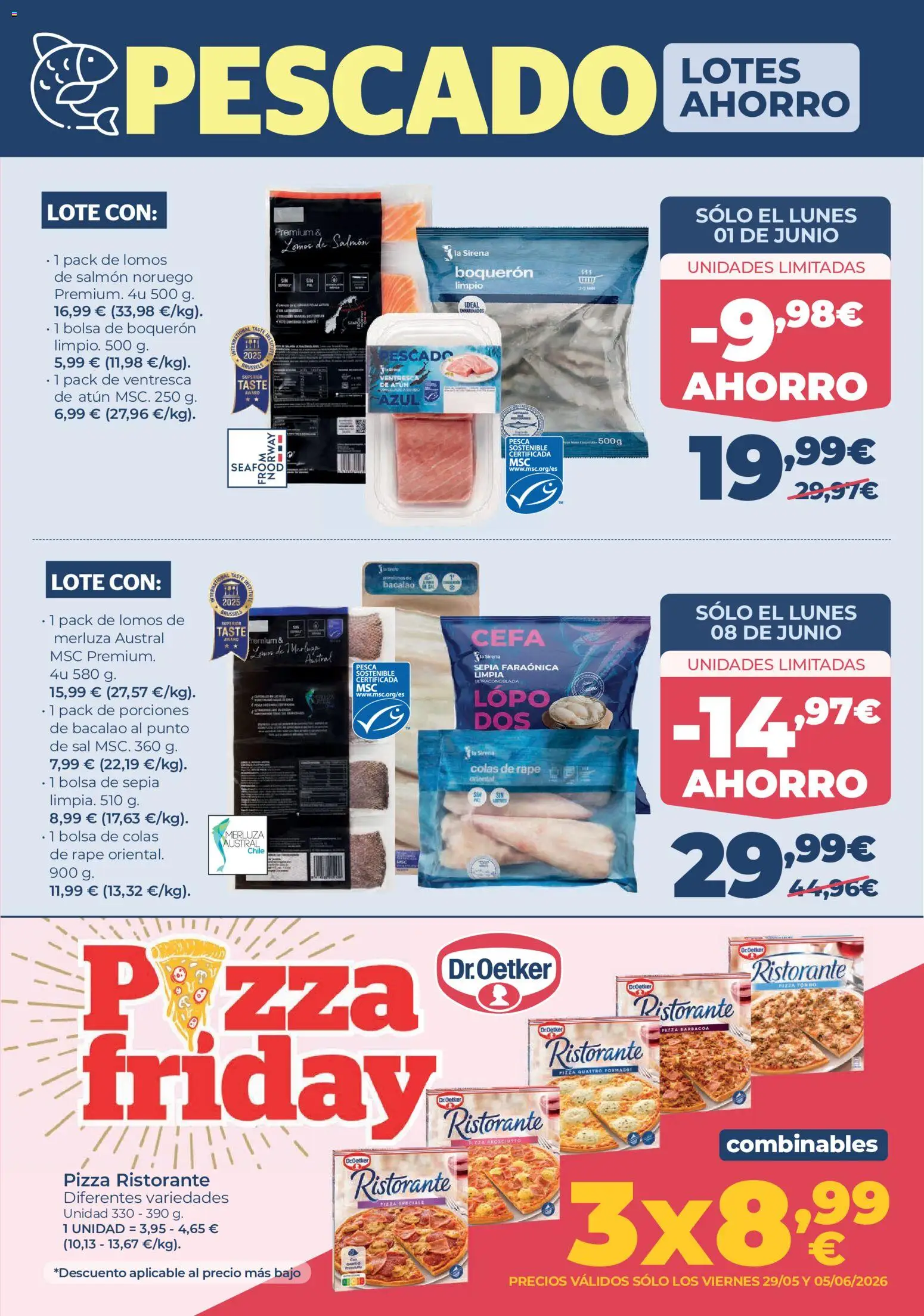 La Sirena folleto │ válido desde el 28.05.2026 | Página: 10 | Productos: Pizza, Pescado, Bolsa, Barbacoa