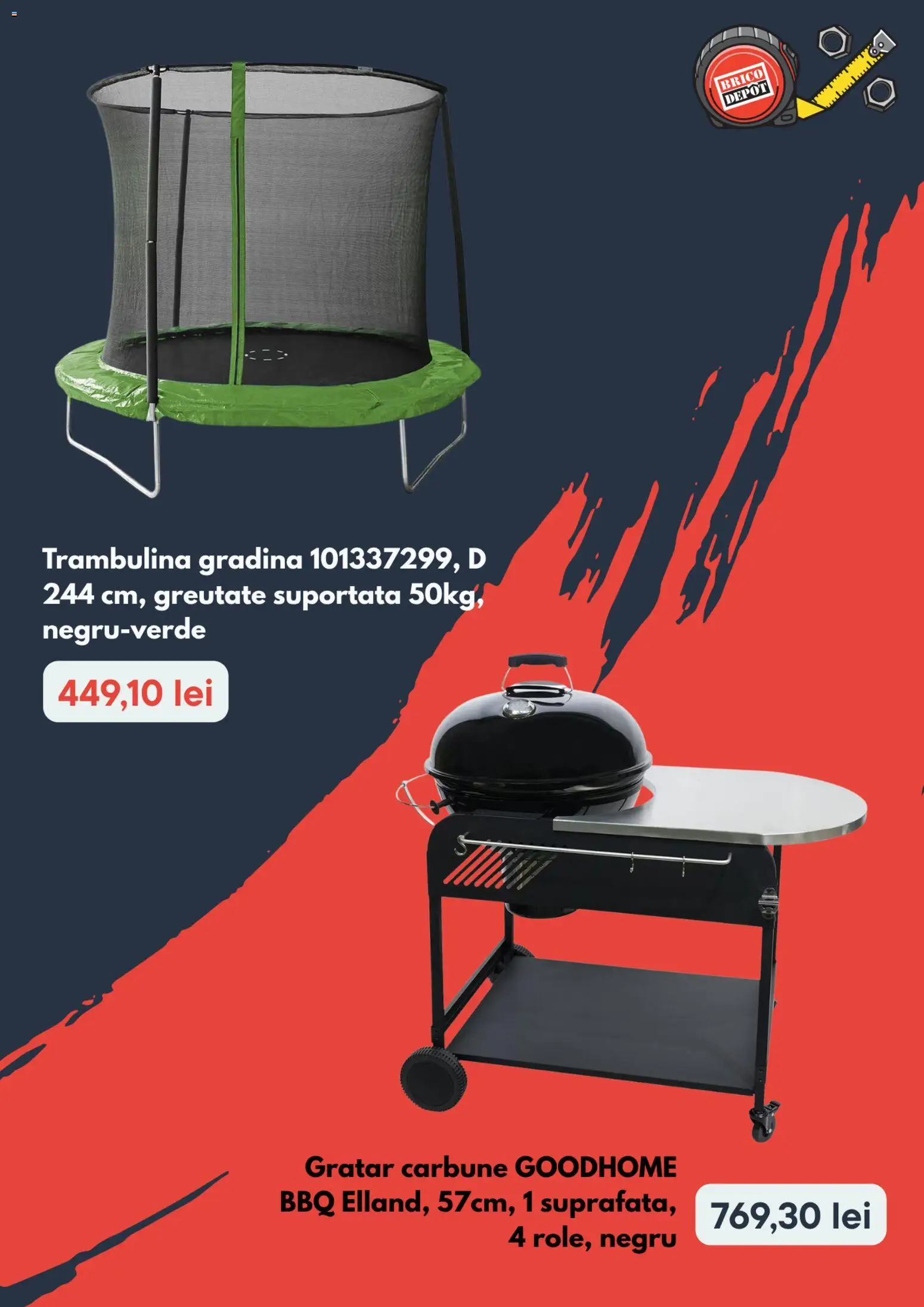 Noul catalog Brico Depot – valabil de la 04.06.2026 | Pagină: 3 | Produse: Grătar