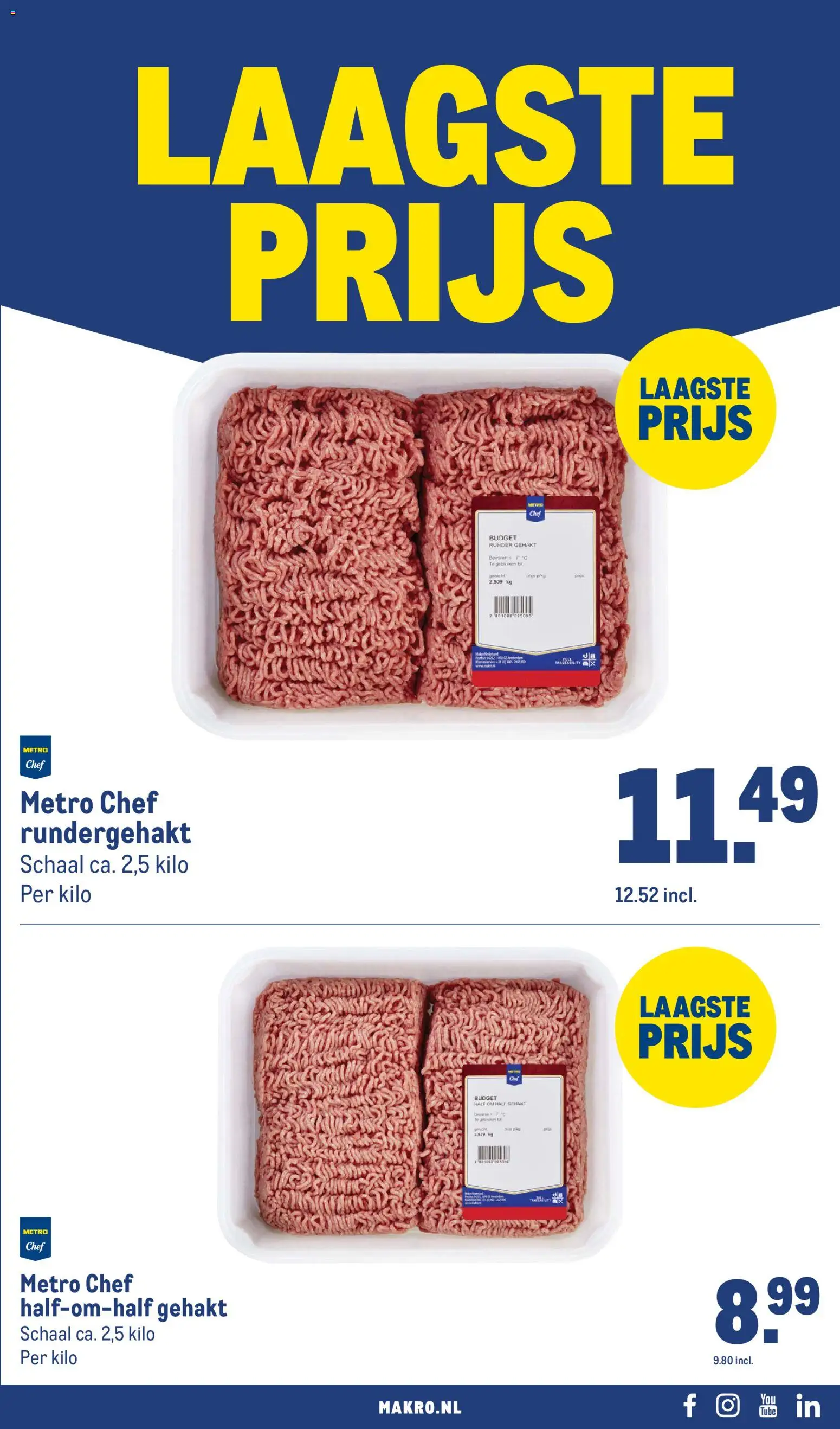 {H1} | Pagina: 9 | Producten: Schaal, Gehakt, Gewicht