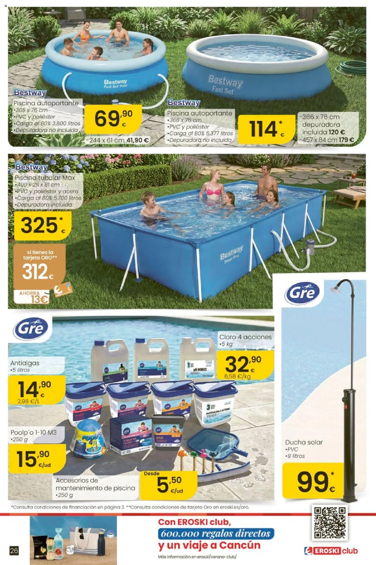 Eroski Oh! Oferta Pontevedra │ válido desde el 11.06.2026 | Página: 26 | Productos: Ducha