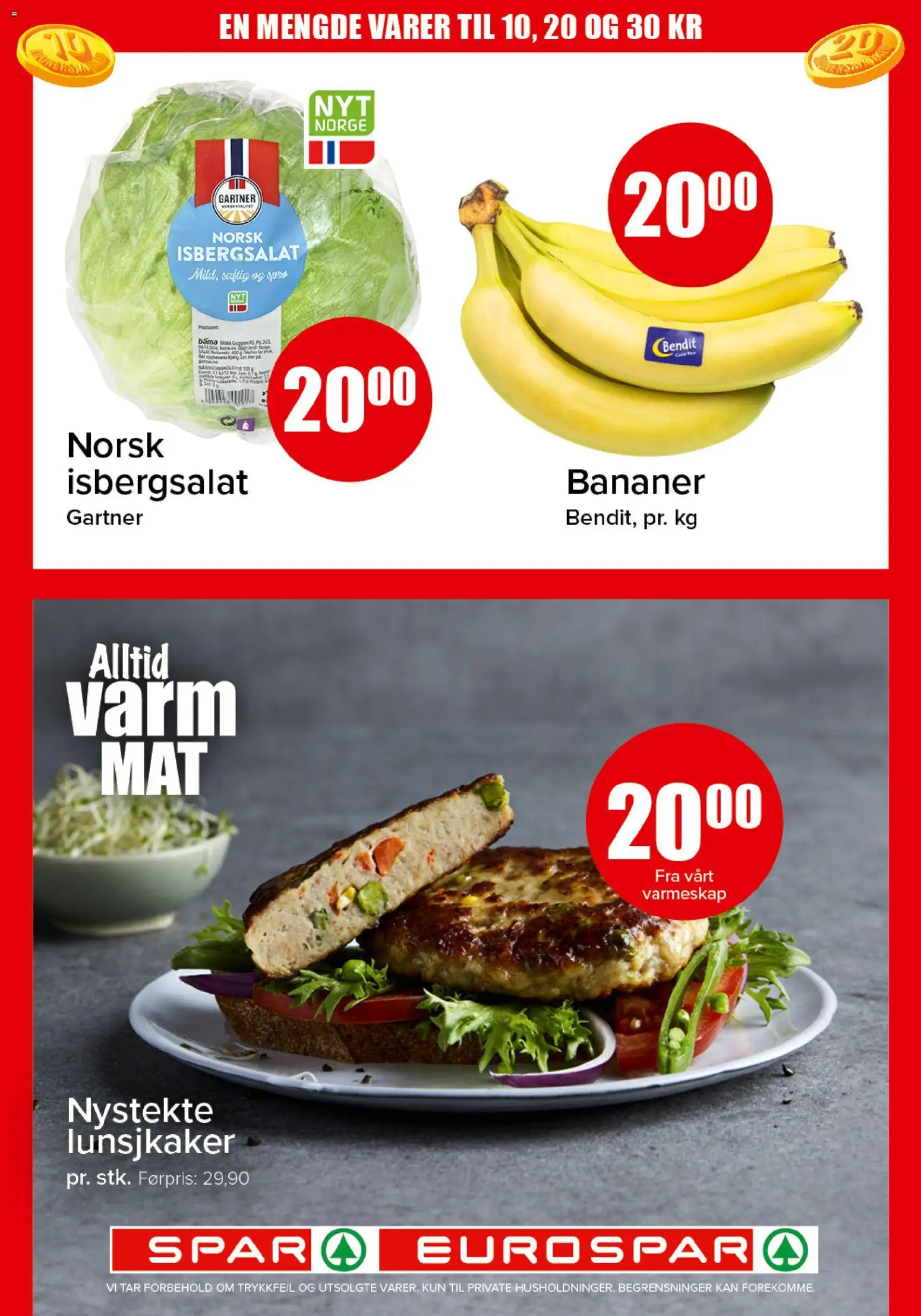 {H1} | Side: 2 | Produkter: Bananer, Isbergsalat