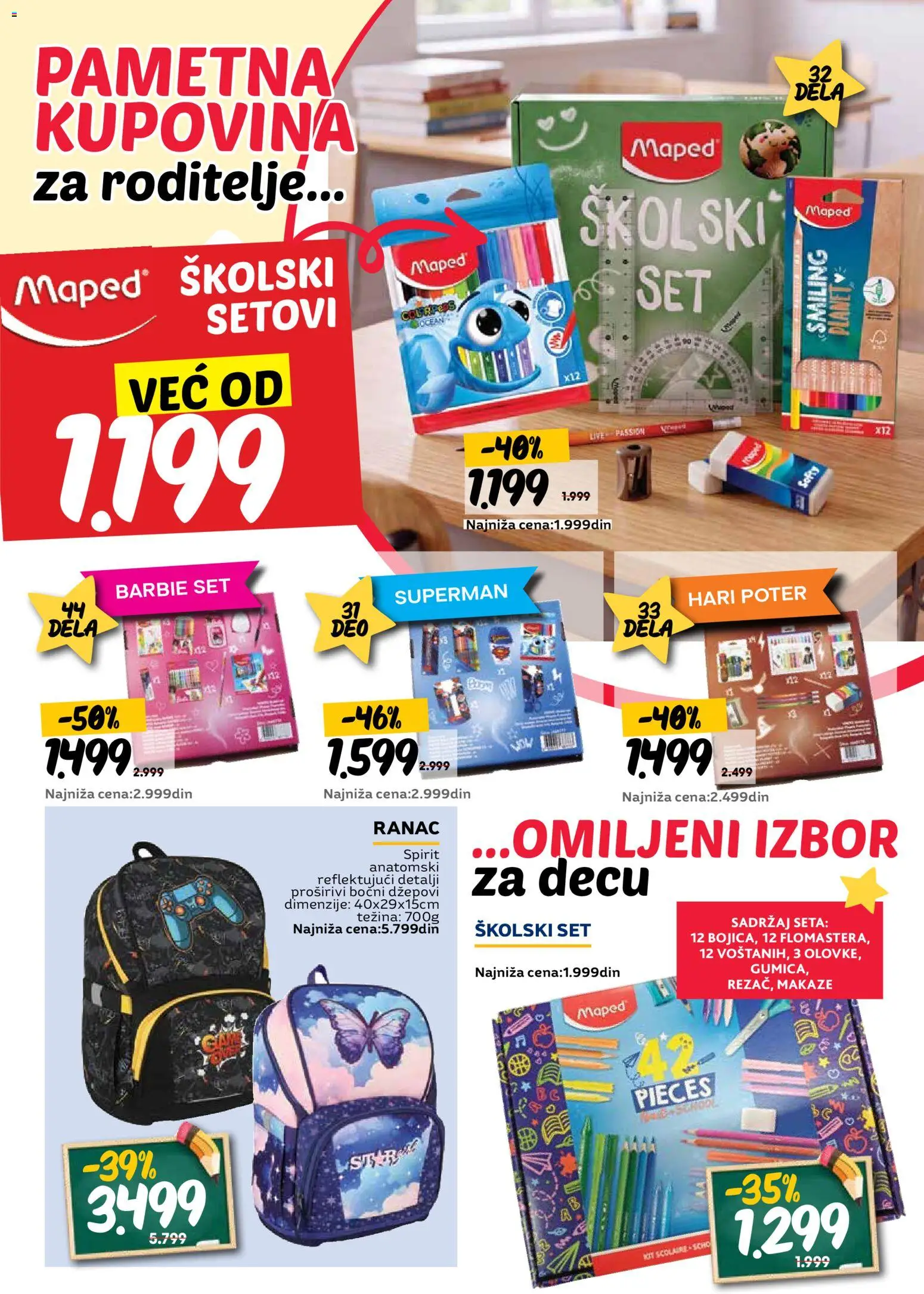 Roda katalog - važi od 14.08.2026 | Strana: 3 | Proizvode: Ranac, Džepovi, Makaze, Barbie