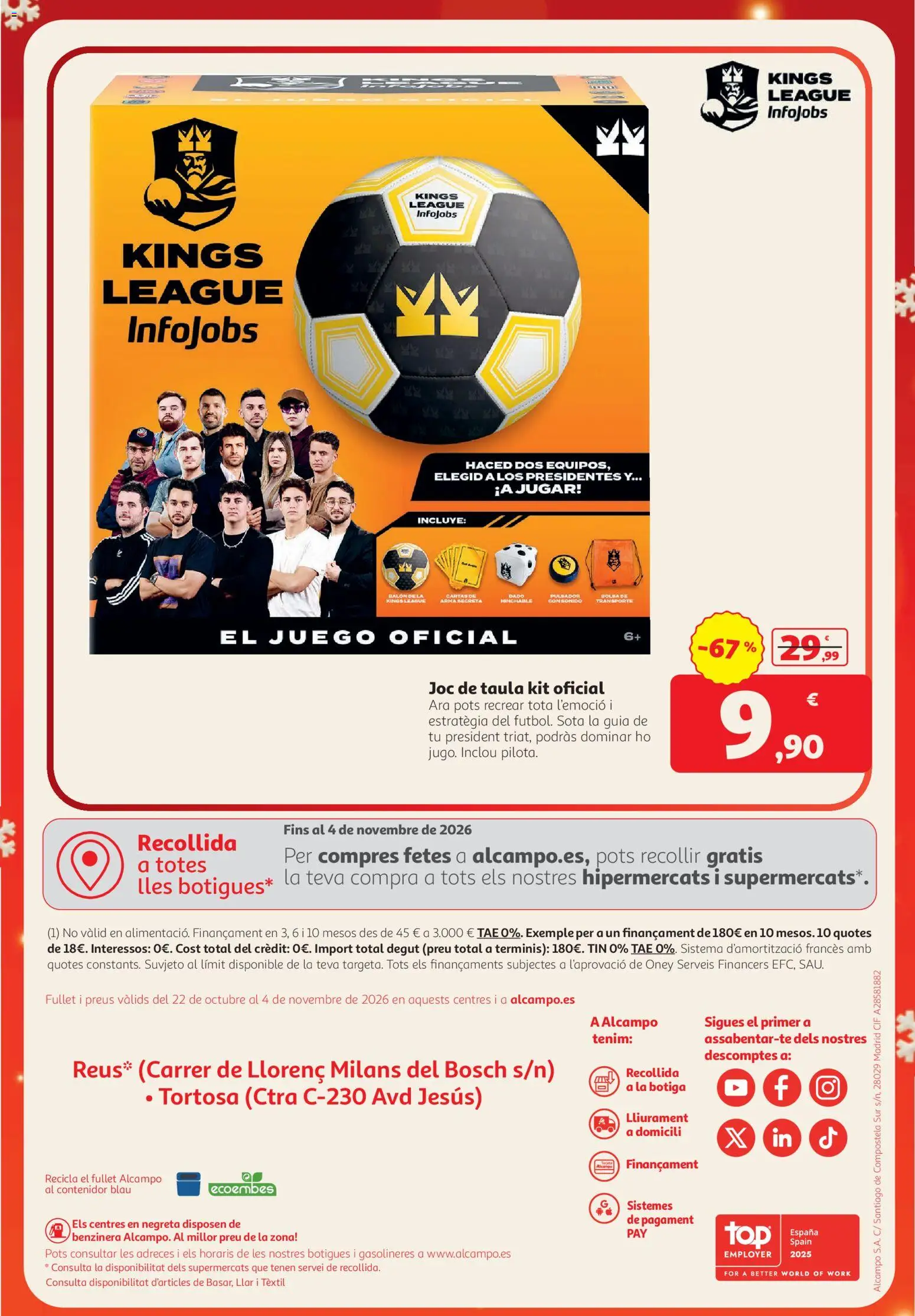 Alcampo folleto Reus │ válido desde el 22/10/2026 | Página: 4