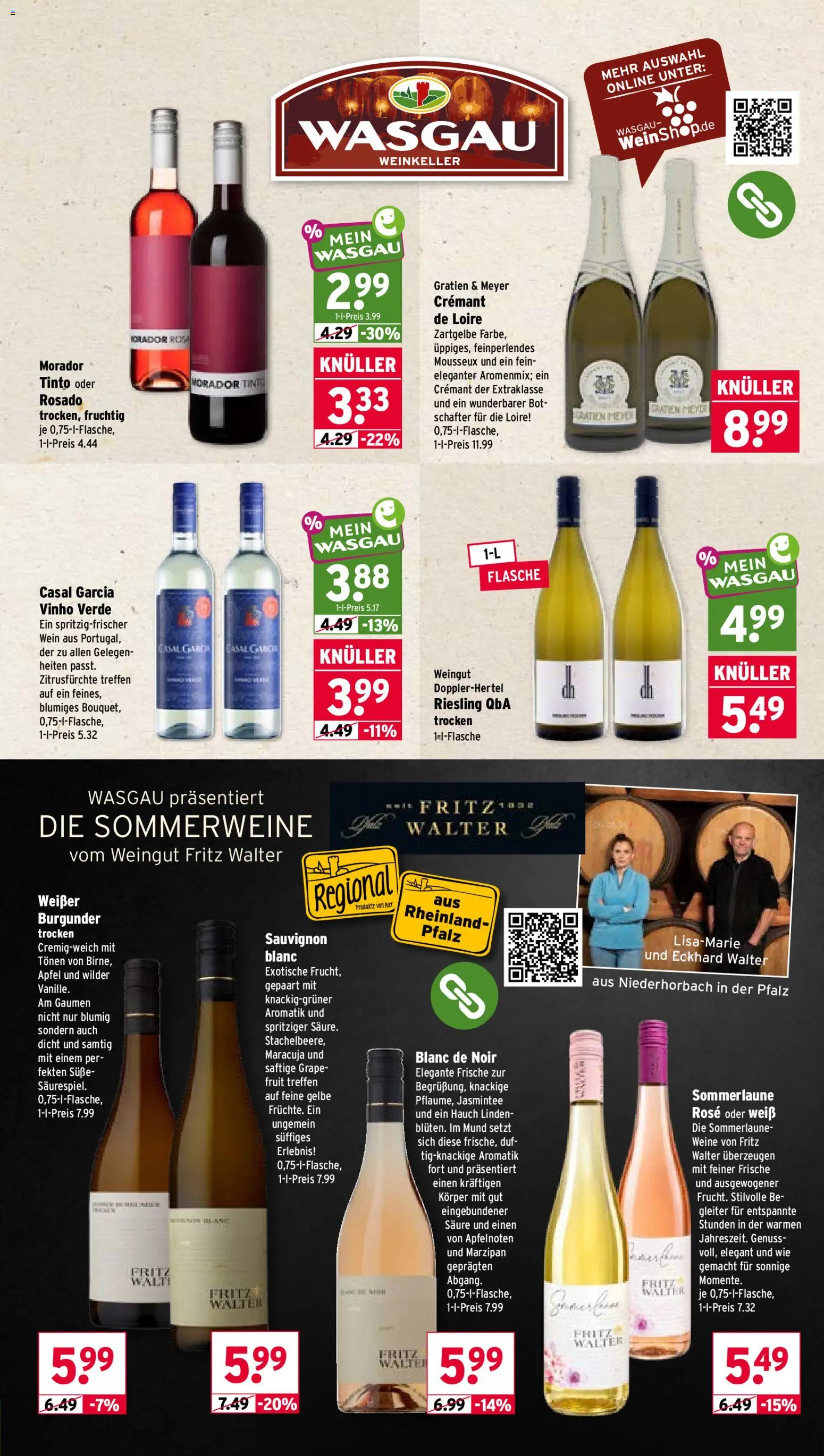 Wasgau Prospekt – gültig ab 20.07.2026 | Seite: 15 | Produkte: Äpfel, Wein