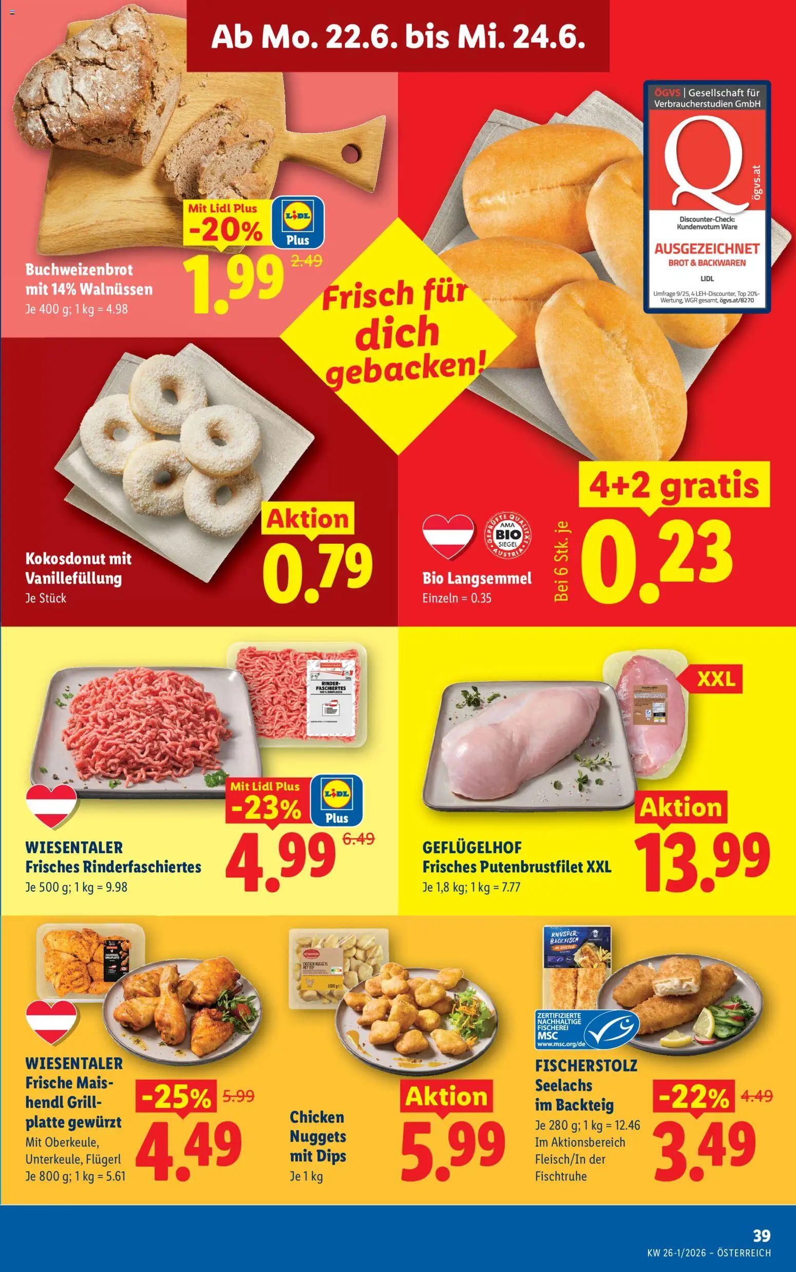 Lidl Flugblatt gültig ab 18.06.2026 | Seite: 48 | Produkte: Grill, Brot