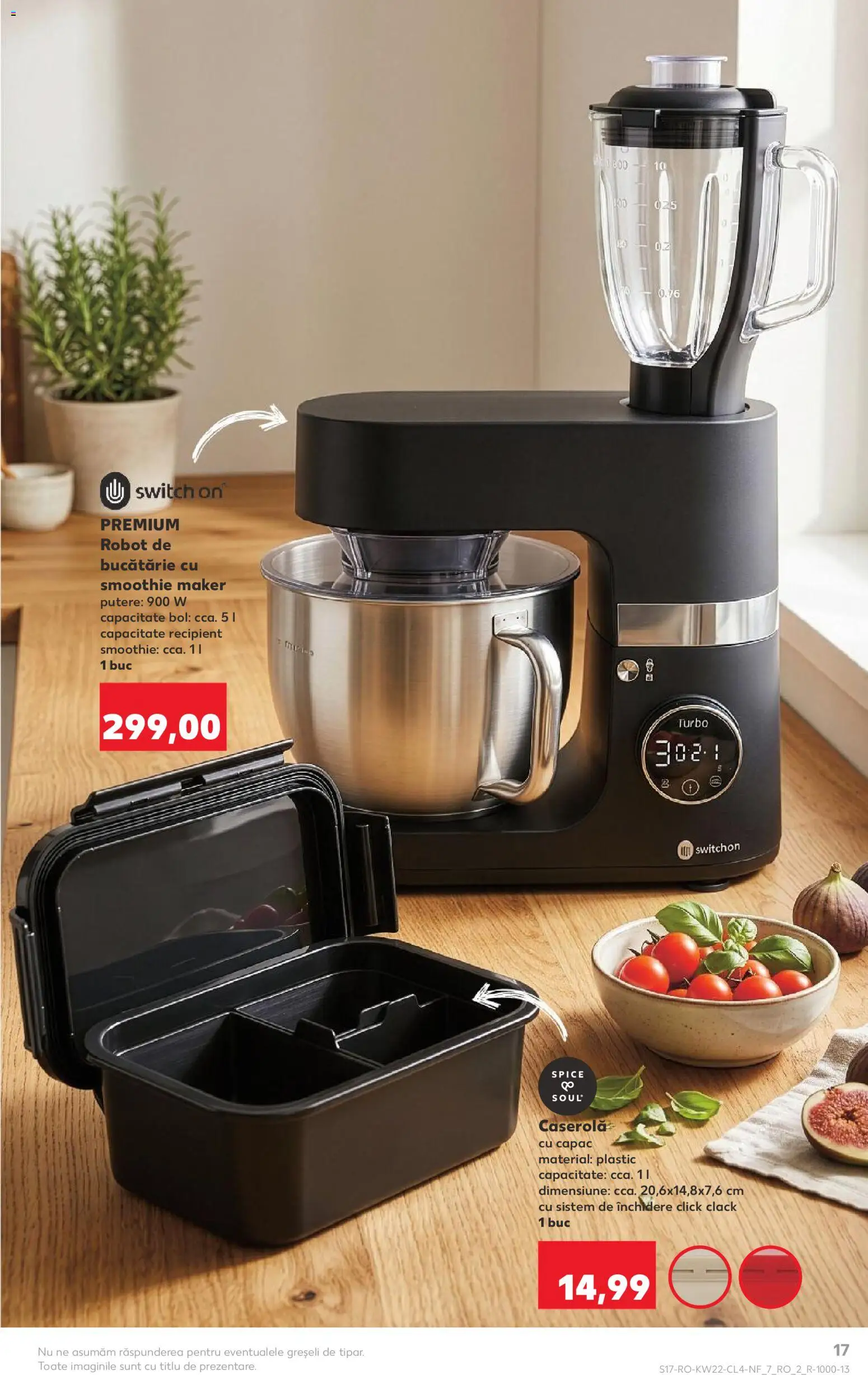 Noul catalog Kaufland – valabil de la 27.05.2026 | Pagină: 17 | Produse: Robot de bucătarie, Robot, Bol, Bucătărie