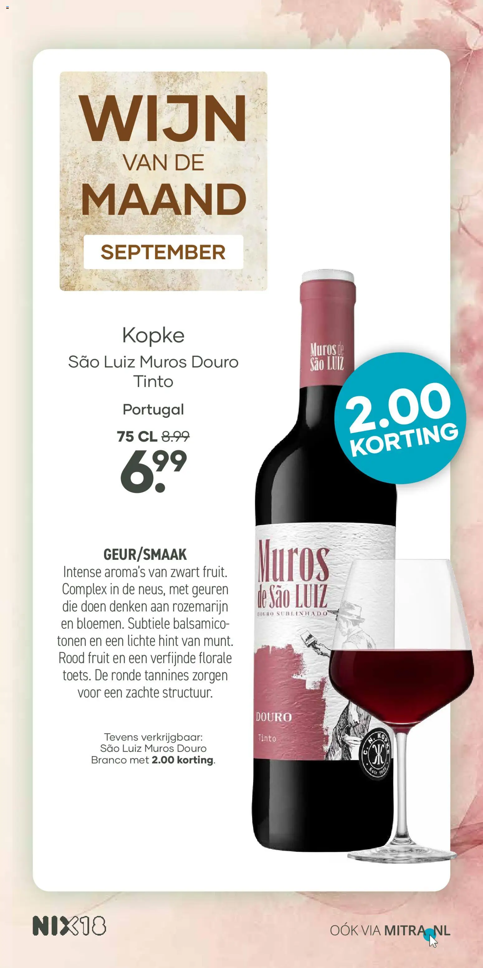Mitra folder vanaf 07-09-2026 || NIEUWE | Pagina: 19 | Producten: Wijn, Geuren, Fruit