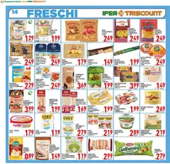 Anteprima del volantino Ipertriscount volantino valido a partire dal 21/08/2026 | Pagina: 14 | Prodotti: Riso, Piadina, Tonno, Farro