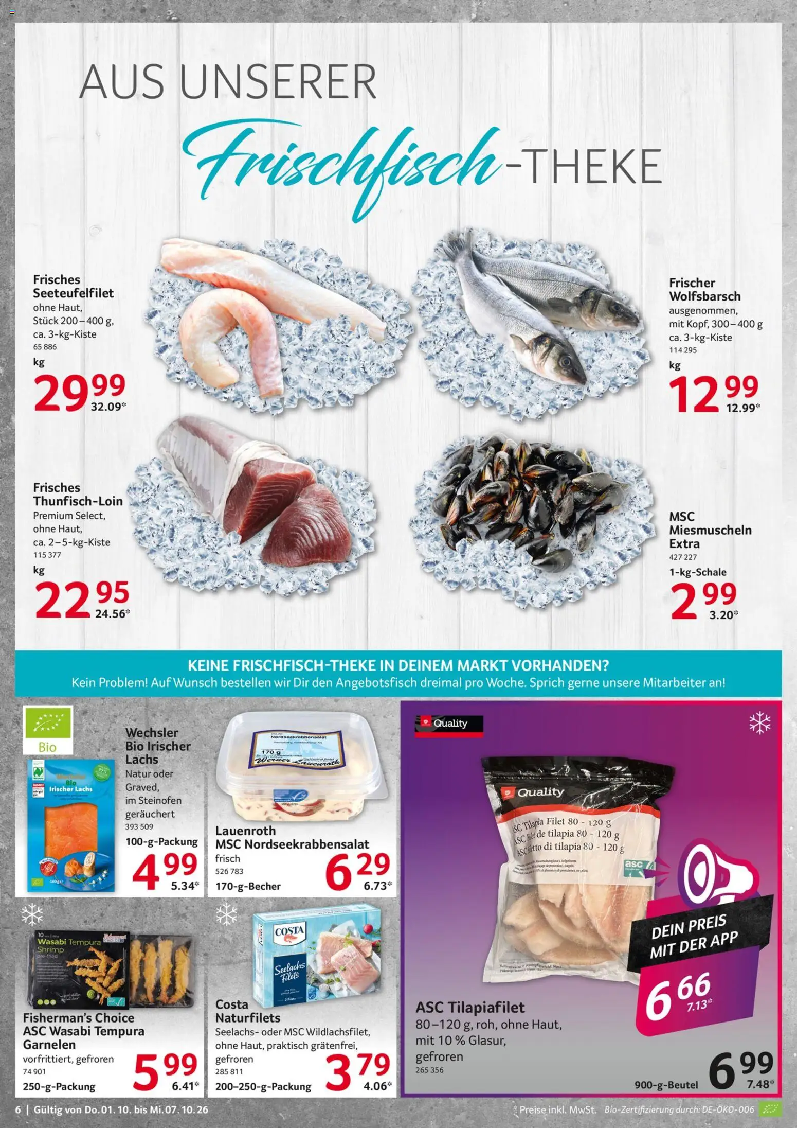 Selgros Prospekt – gültig ab 01.10.2026 | Seite: 6 | Produkte: Garnelen, Lachs