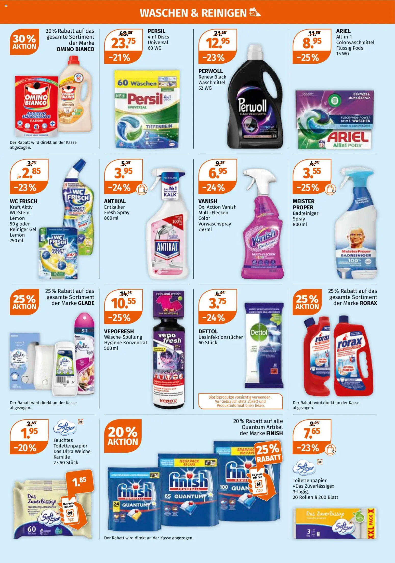 Müller aktionen – gültig ab 03.09.2026 | Seite: 9 | Produkte: Waschmittel, Kalk, Toilettenpapier