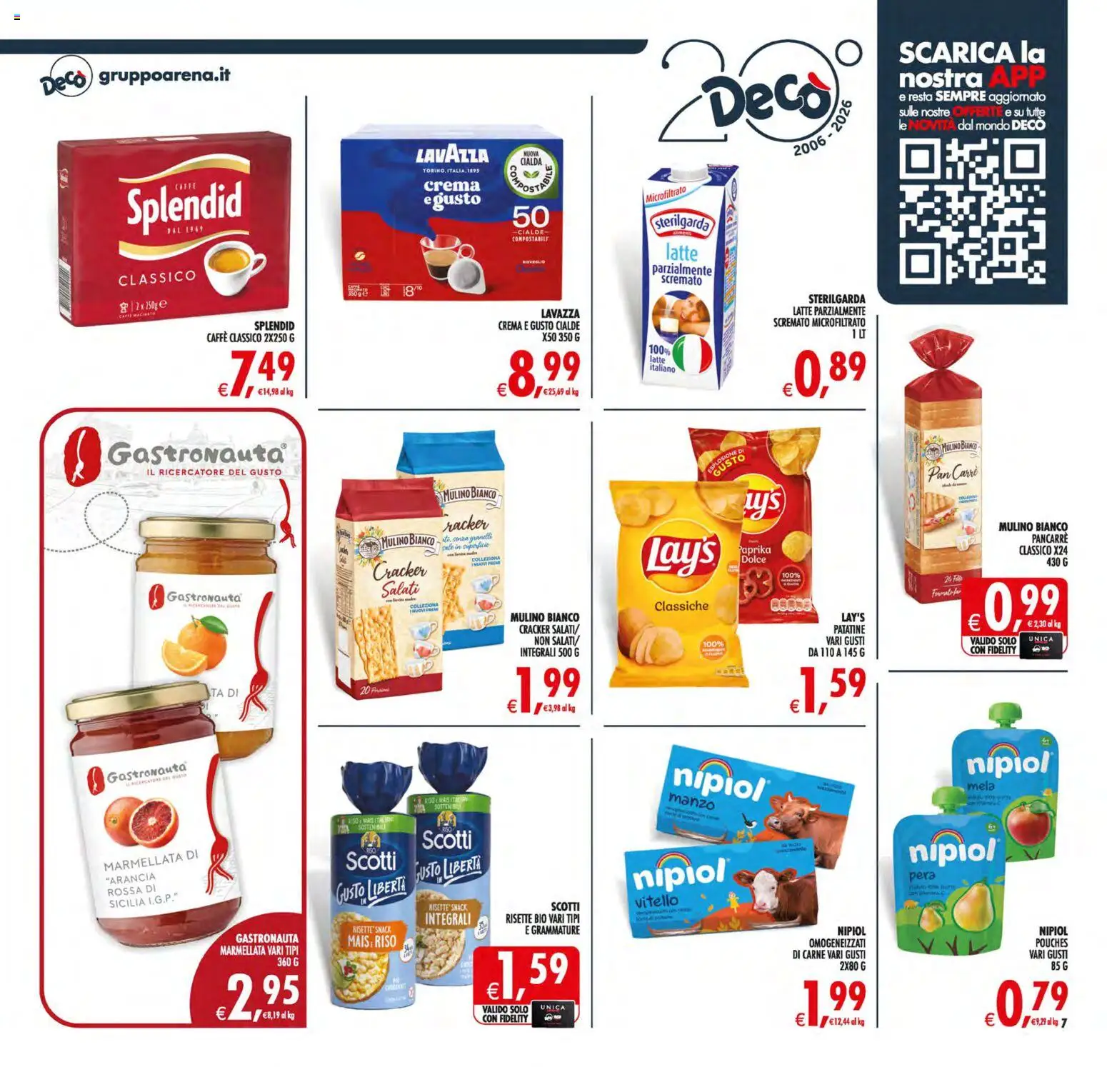 Volantino Decò del 19.05.2026 | Pagina: 7 | Prodotti: Manzo, Patatine, Marmellata, Lavazza