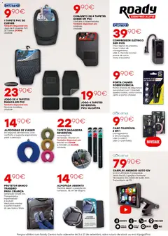 Pré-visualização Roady folheto válido de 03/09/2026 | Página: 2 | Produtos: Banco, Almofada, Tomada, Martelo