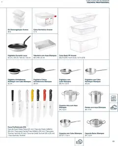 Pré-visualização Recheio - Catálogo de Alfragide válido de 16.03.2026 | Página: 85 | Produtos: Faca, Frigideira, Caixa, Panela