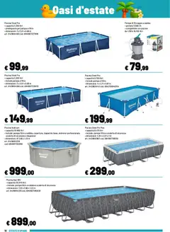 Anteprima del volantino Iper volantino Estate valido a partire dal 08.06.2026 | Pagina: 10 | Prodotti: Scaletta, Piscina