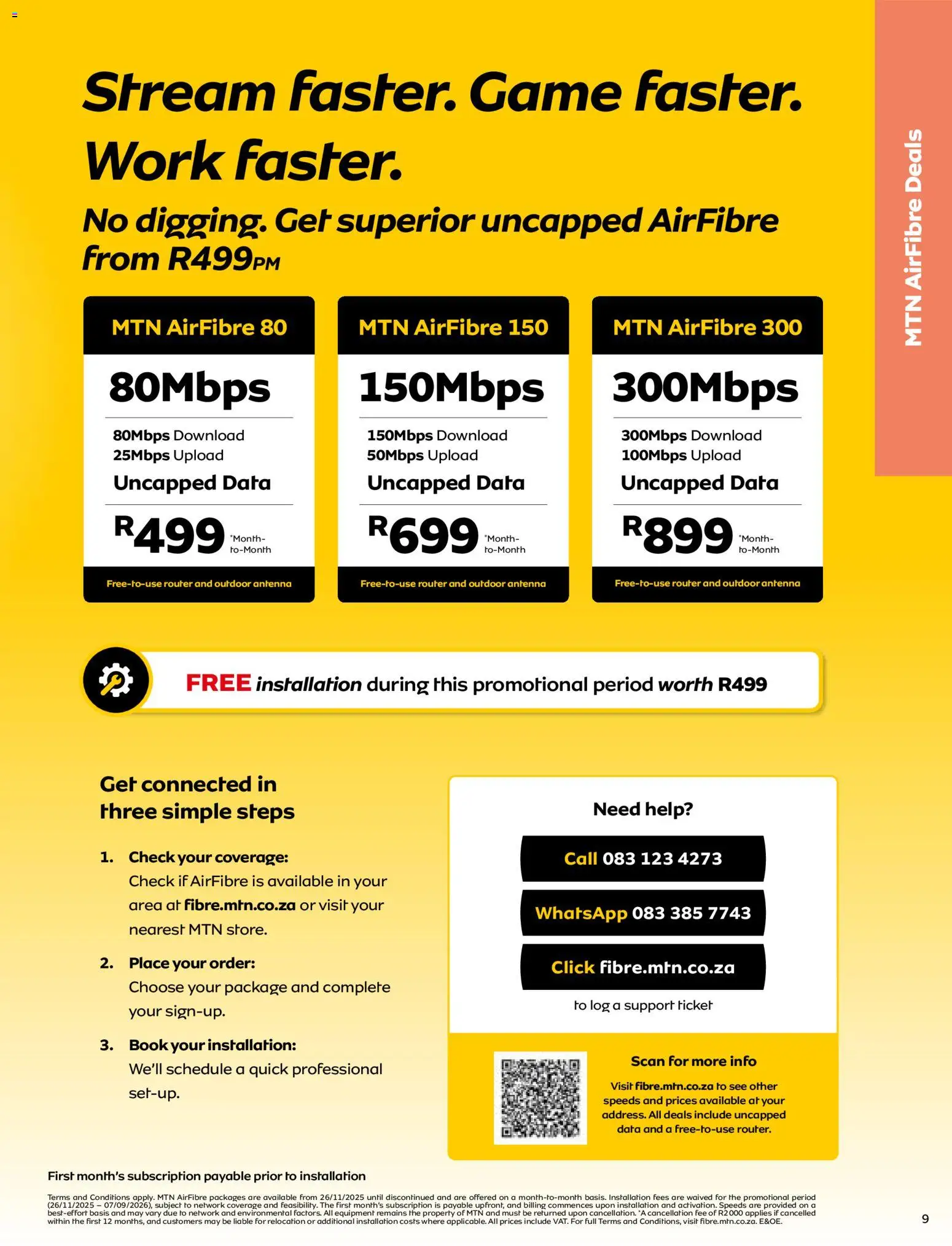 New MTN catalogue – valid from 07/08/2026 | Page: 9 | Products: Data, Router