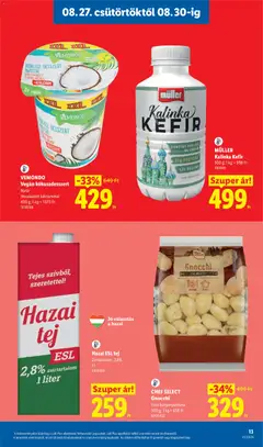MÜLLER, Kalinka Kefir, Kalinka Kefir - amely érvényes a következő dátumtól: 2026.08.27. | Oldal: 13