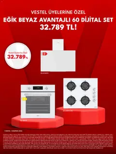01.05.2026 tarihinden itibaren geçerli olan Vestel kataloğu önizlemesi | Sayfa: 3 | Ürünler: Davlumbaz, Ocak