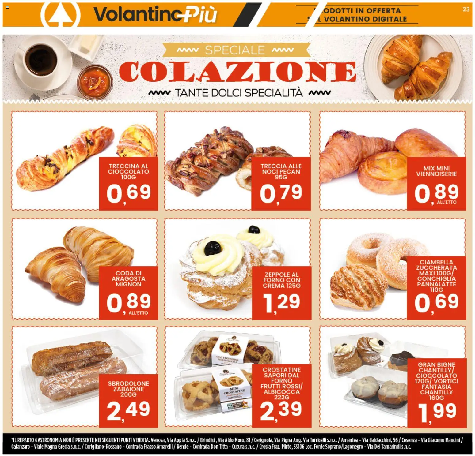 Volantino Interspar del 27.05.2026 | Pagina: 23 | Prodotti: Crema, Crostatine, Noci, Forno