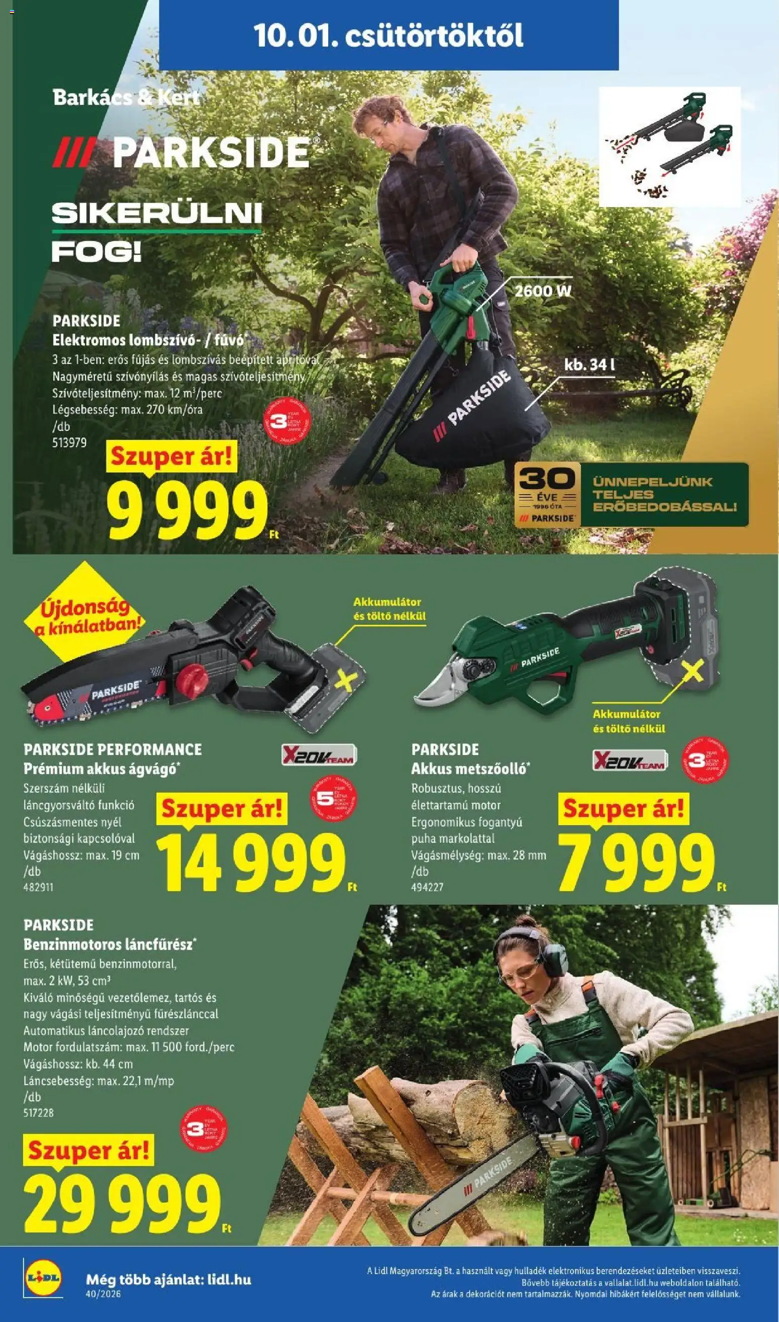 Lidl akciós ujság - amely érvényes a következő dátumtól: 2026.10.01. | Oldal: 42