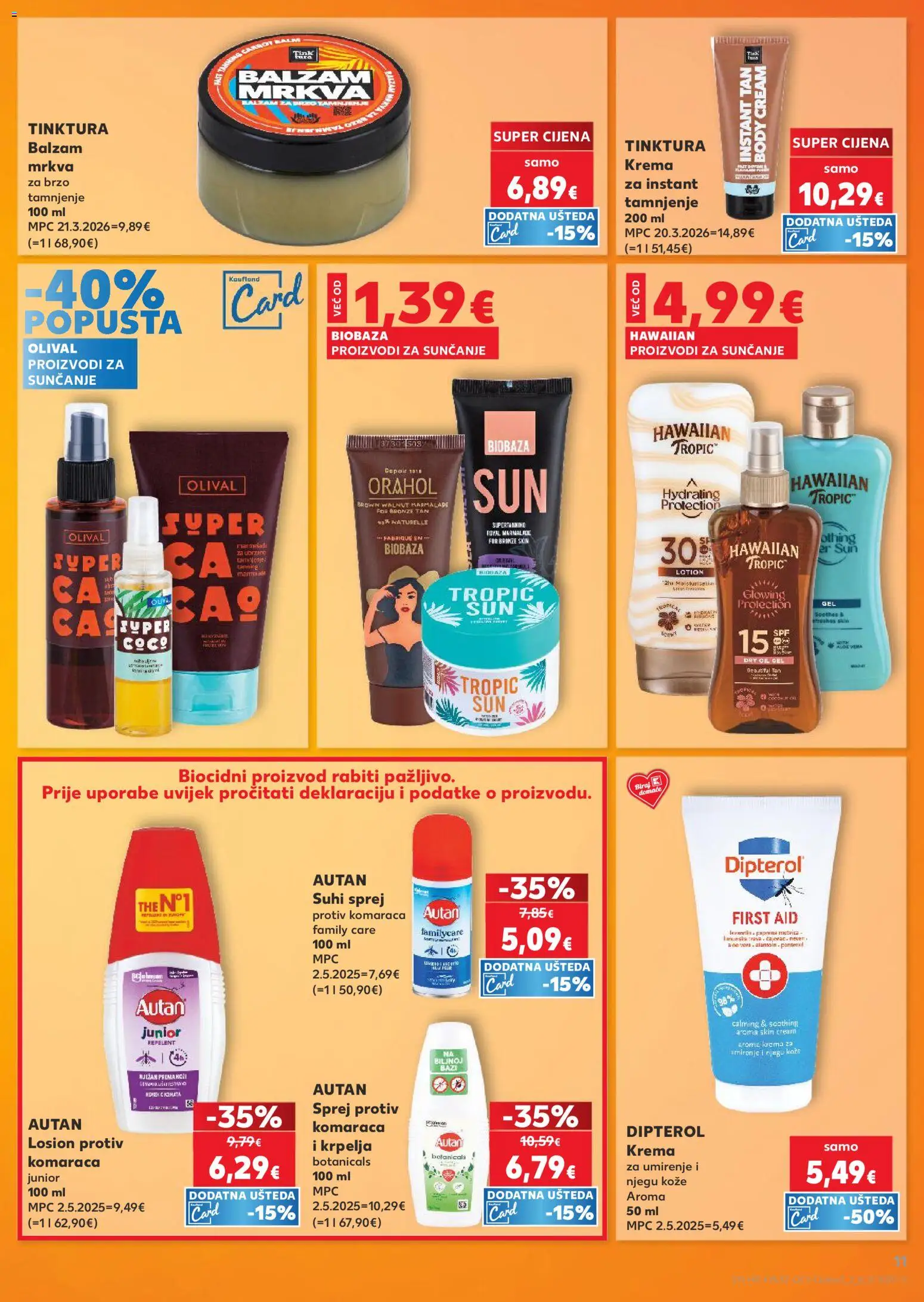 Kaufland katalog | vrijedi od 06.08.2026 | Stranica: 11 | Proizvodi: Mrkva, Krema