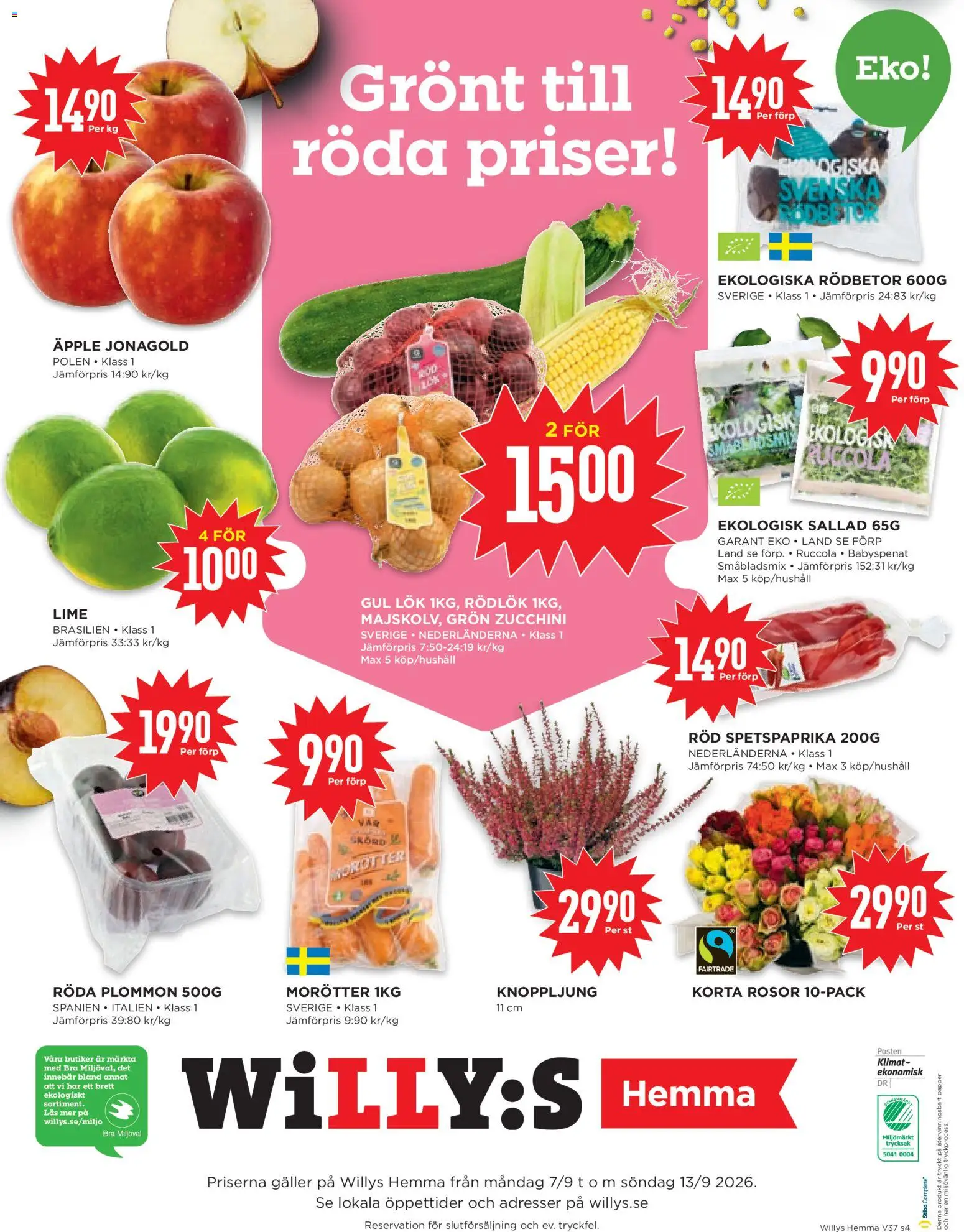 Willys reklamblad aktuell från 07/09/2026 | Sida: 4