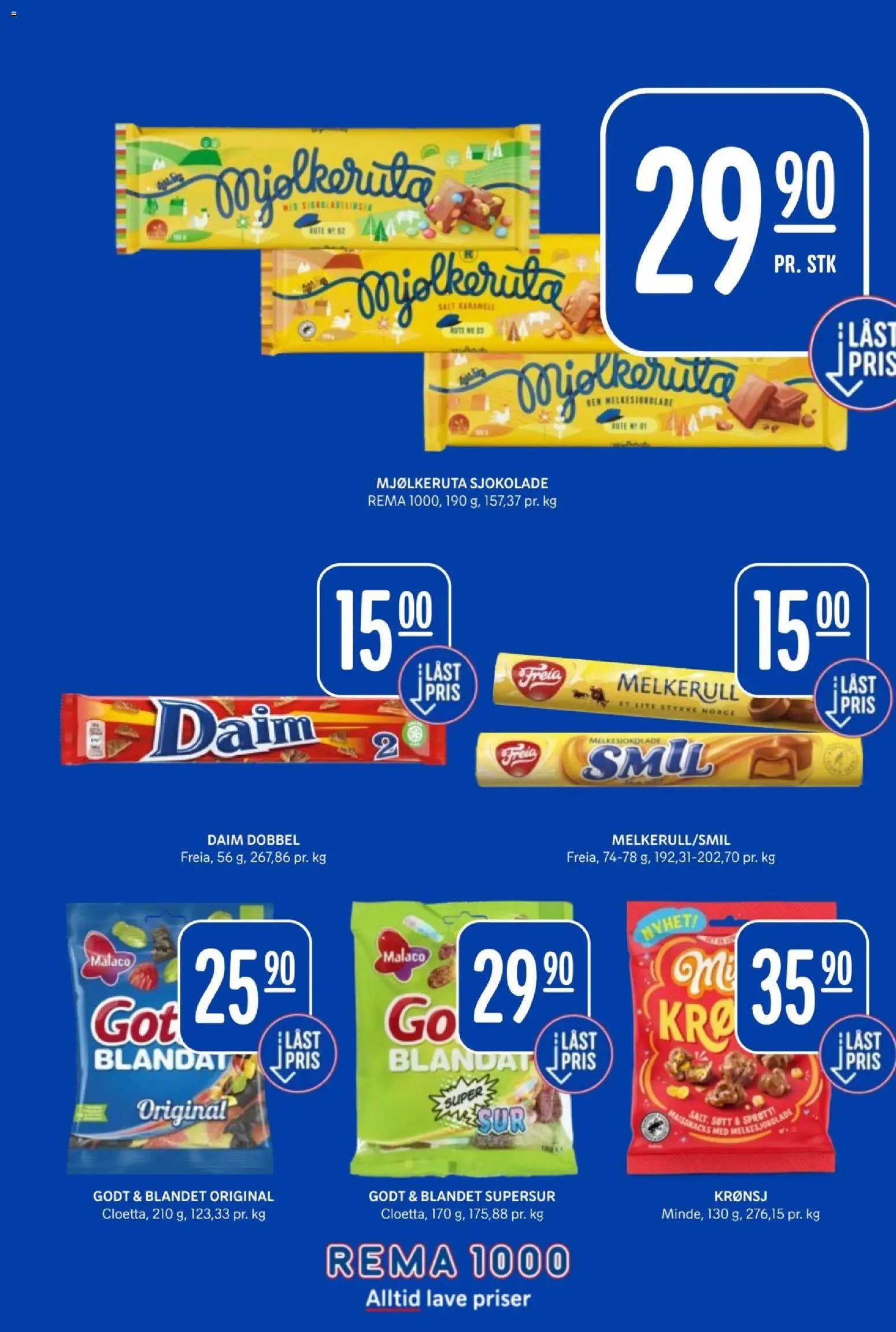 {H1} | Side: 14 | Produkter: Sjokolade, Snacks