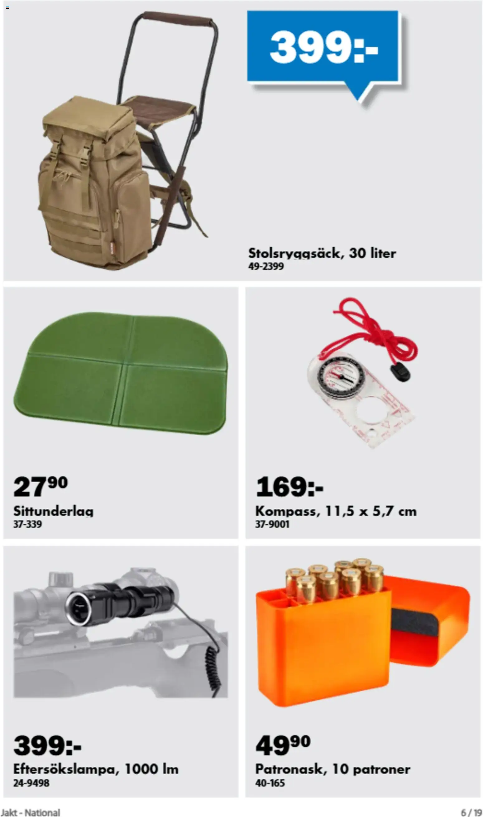 Biltema reklamblad aktuell från 19/08/2026 | Sida: 14 | Produkter: Sittunderlag
