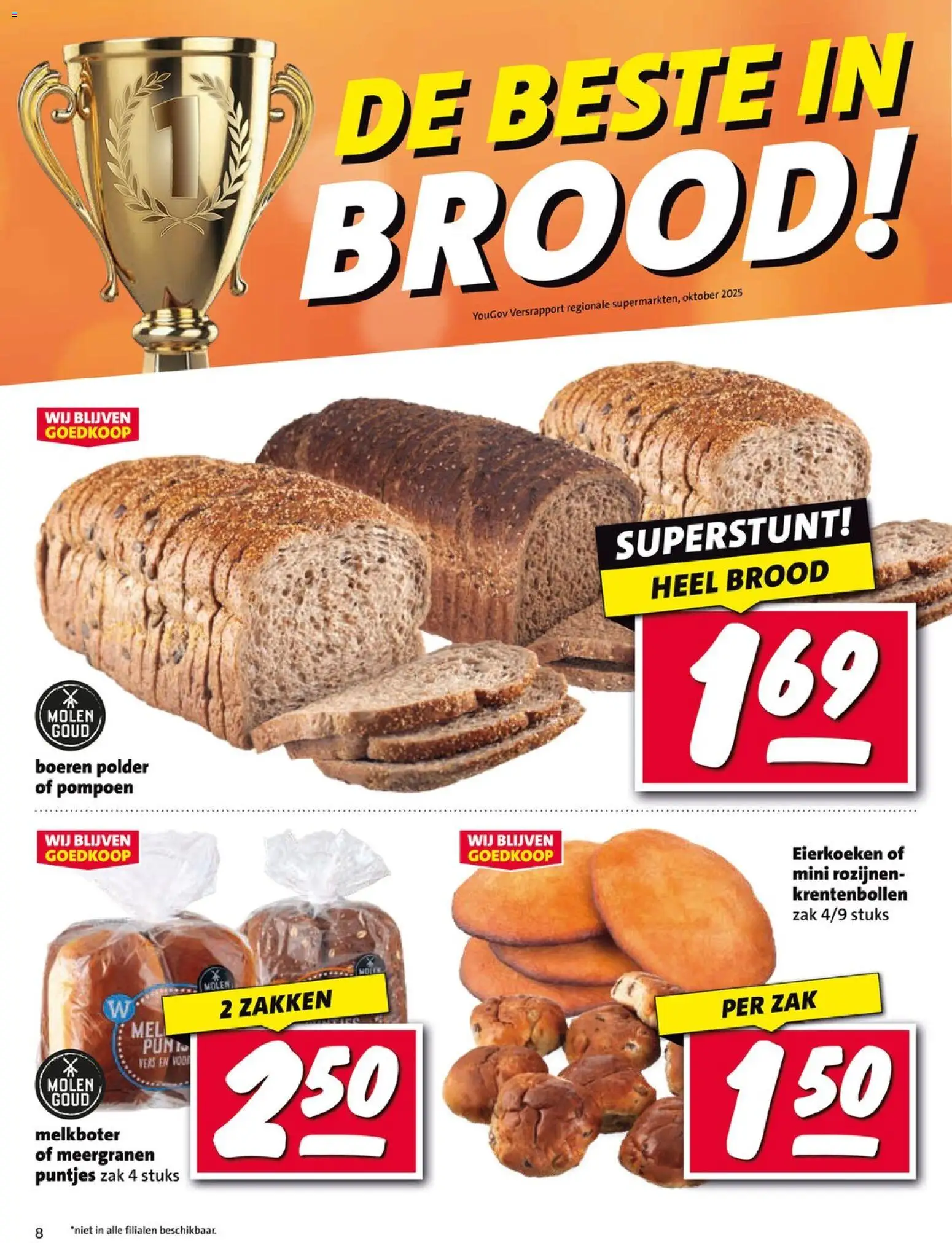 {H1} | Pagina: 8 | Producten: Pompoen, Brood, Rozijnen, Zak