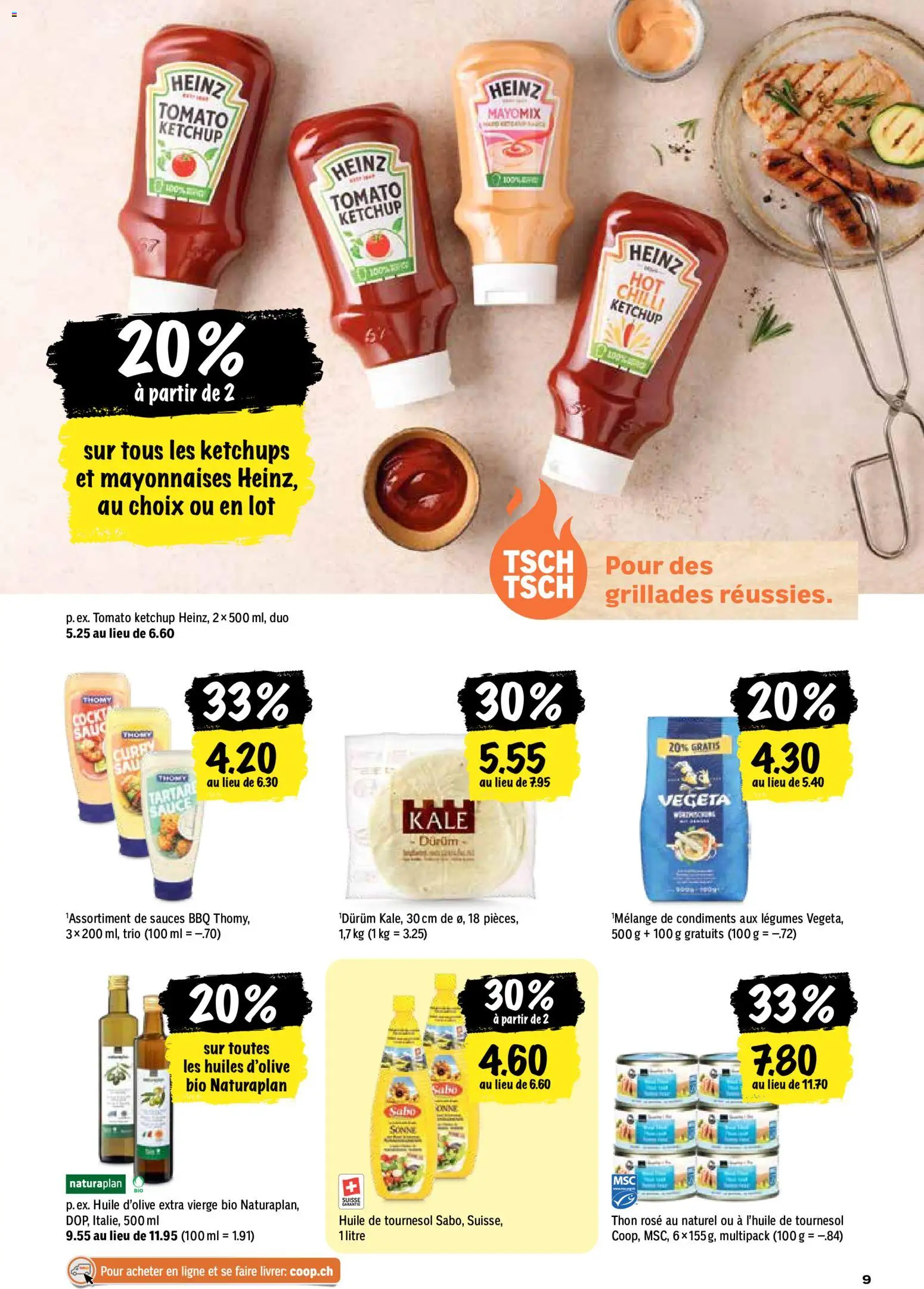 Coop aktionen FR – gültig ab 07.05.2026 | Seite: 9 | Produkte: Ketchup