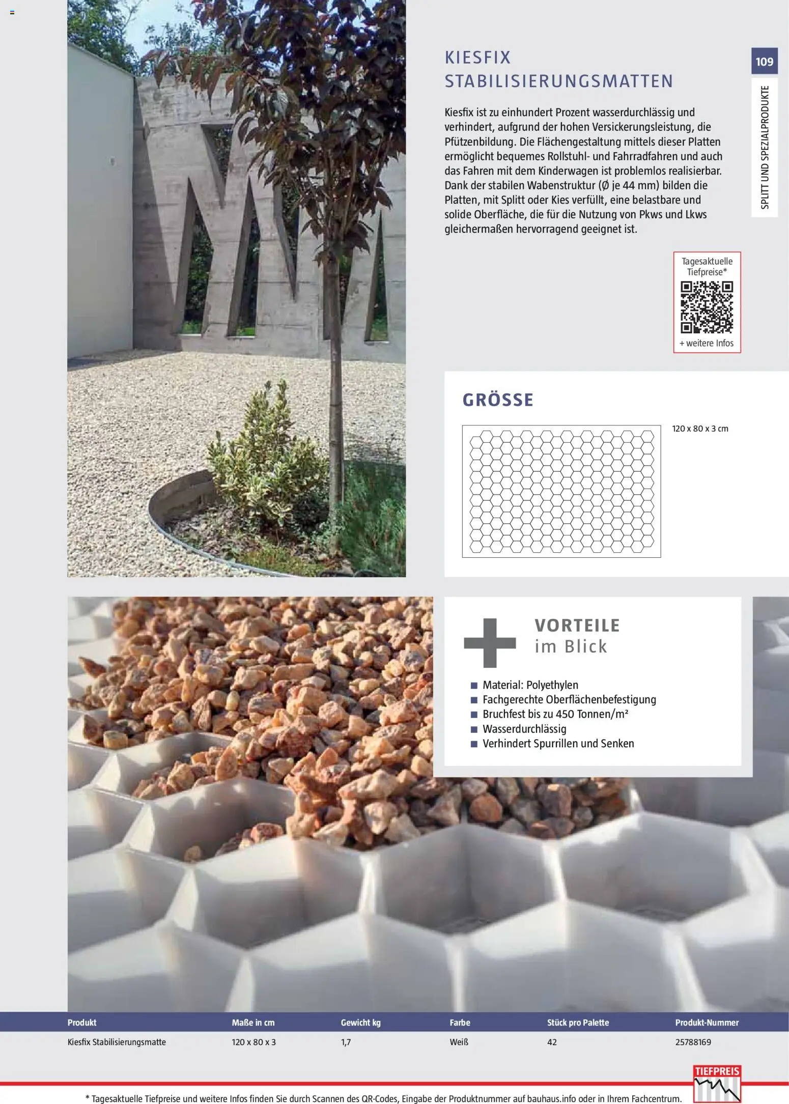 Bauhaus Gartenbaumaterialien gültig ab 01.04.2026 | Seite: 109 | Produkte: Gewicht