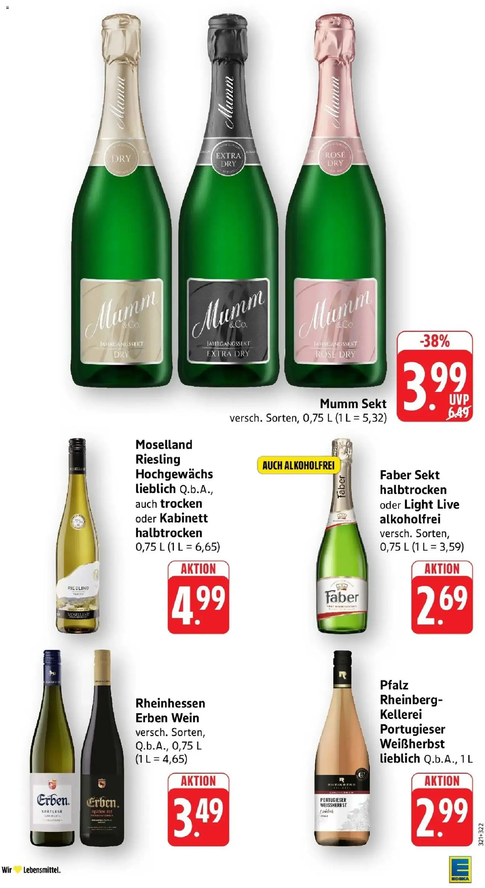 Edeka Prospekt Neunkirchen-Wellesweiler – gültig ab 27.07.2026 | Seite: 32 | Produkte: Mumm sekt, Sekt, Wein