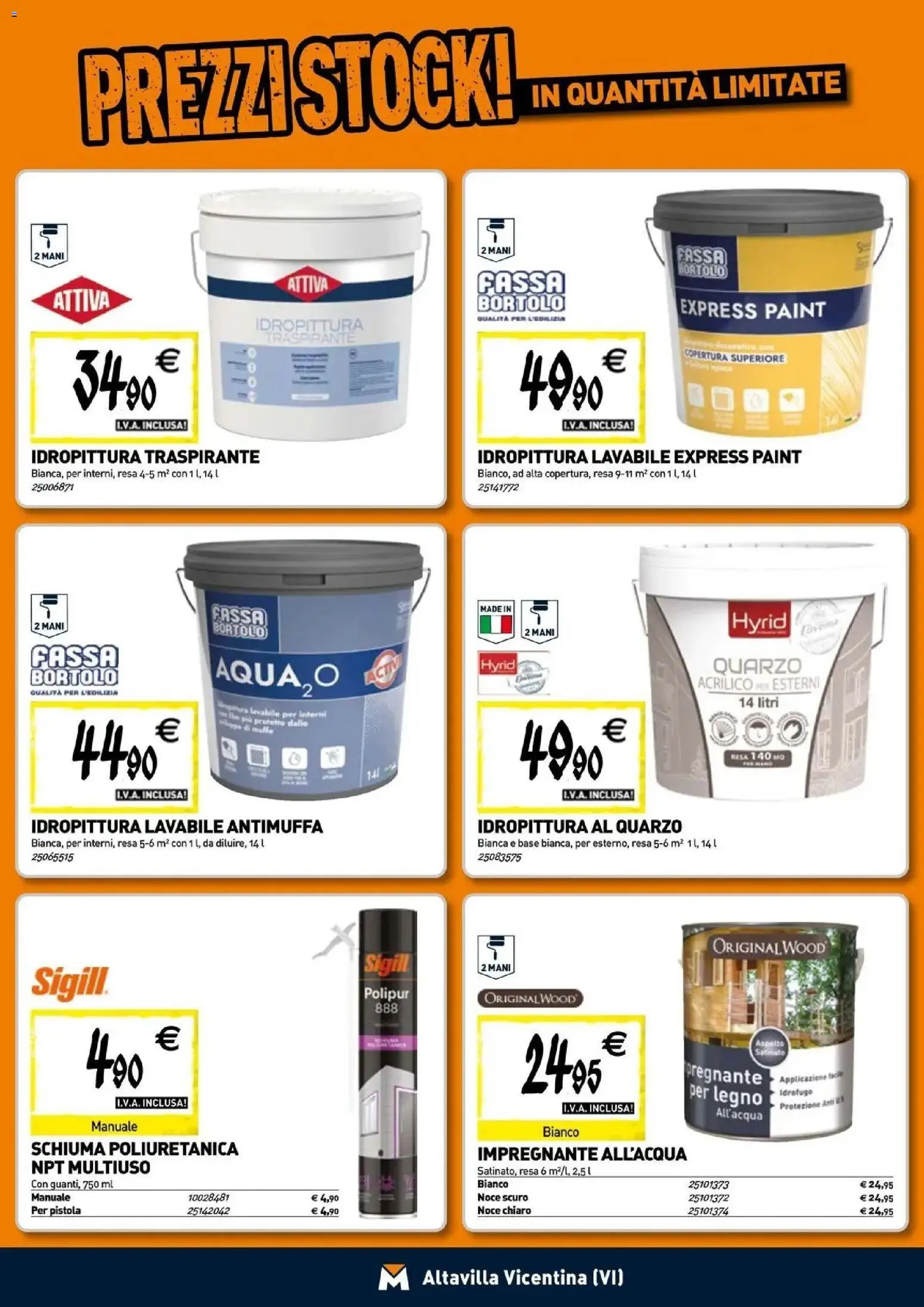 Nuovo TECNOMAT - Straordinari prezzi stock! dal 24/09/2026 > offerte anteprima 🛍️ | Pagina: 13 | Prodotti: Schiuma, Impregnante