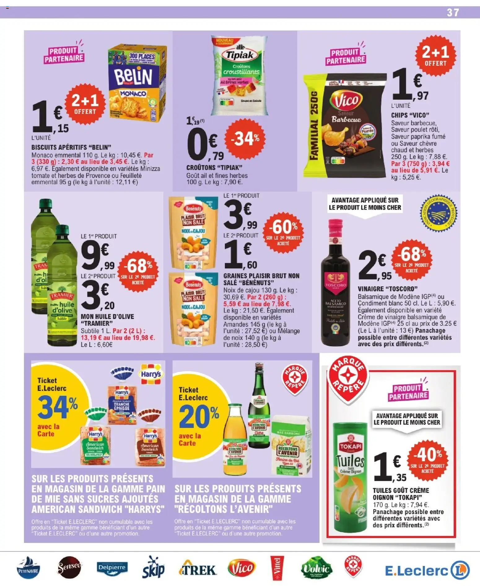 {H1} | Page: 37 | Produits: Paprika, Huile, Vinaigre, Biscuits