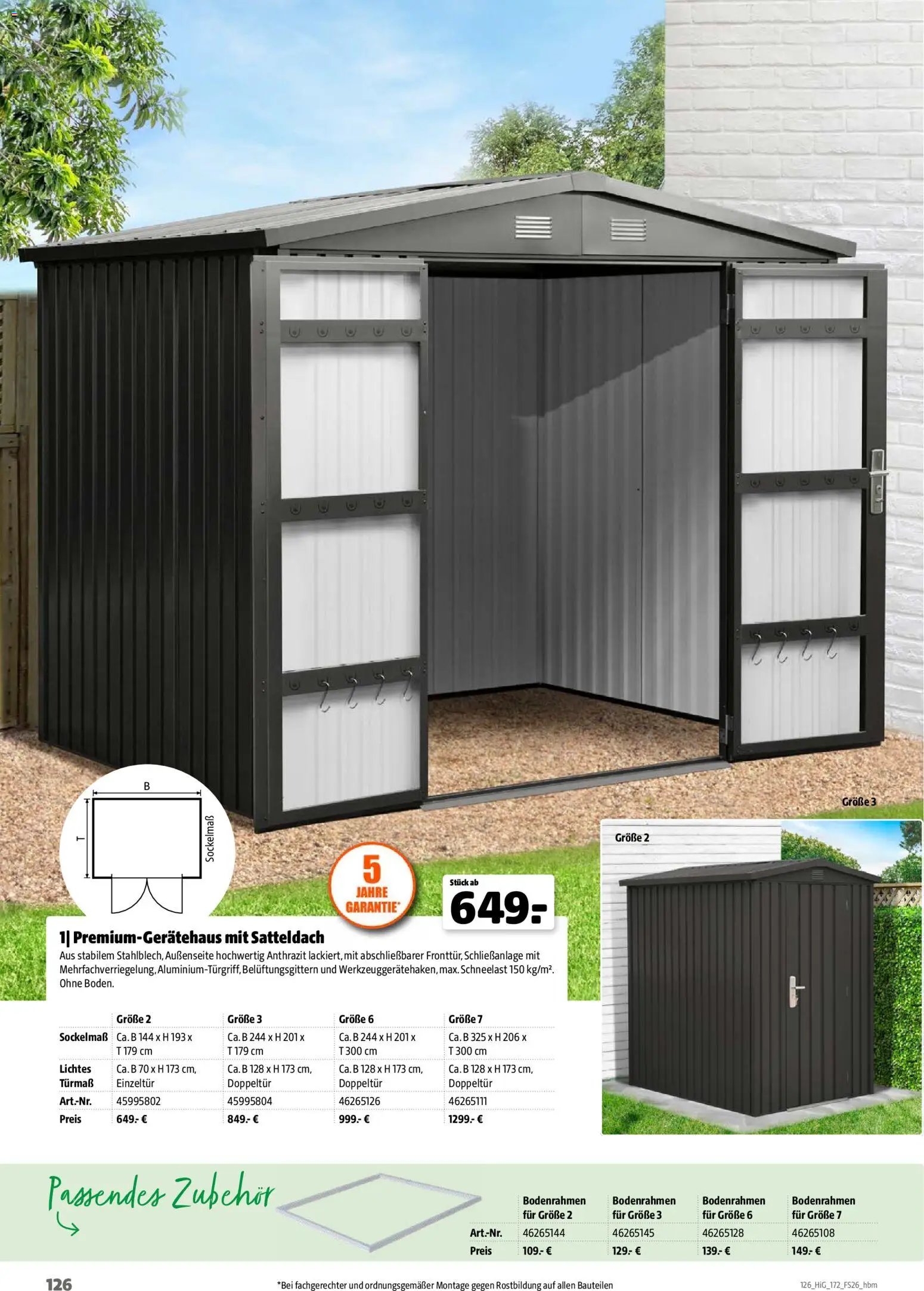 Hagebau Gartengestaltungsortiment – gültig ab 02.03.2026 | Seite: 126
