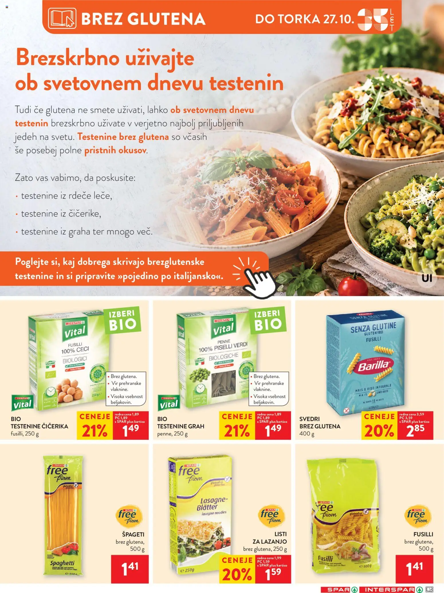 Novi Spar katalog ponudbe – veljaven od 21.10.2026 | Stran: 39