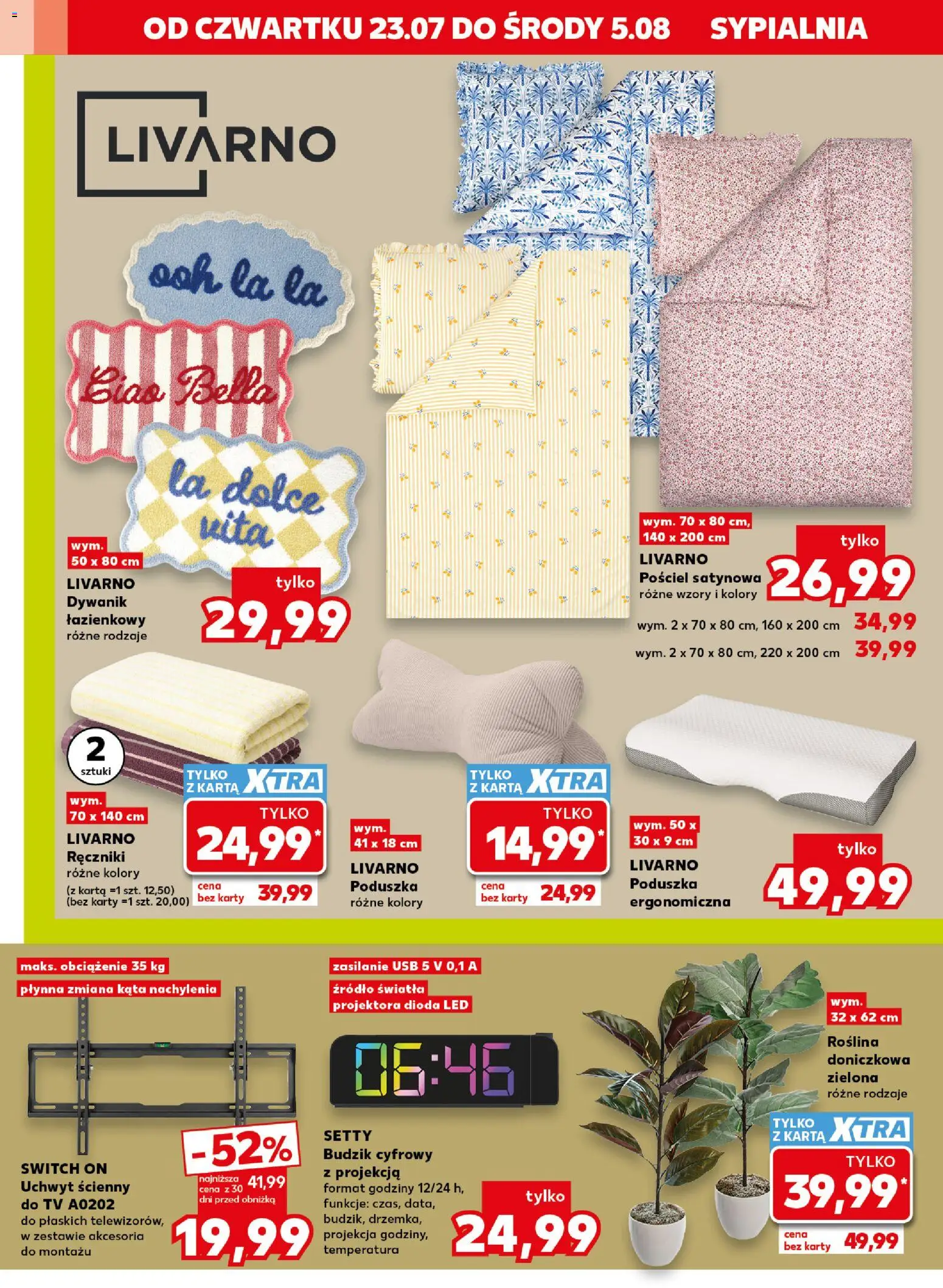 Kaufland Polsko leták - Złap okazje od 23.07.2026 | Strana: 12 | Produkty: Tv, USB, Switch On, Karty