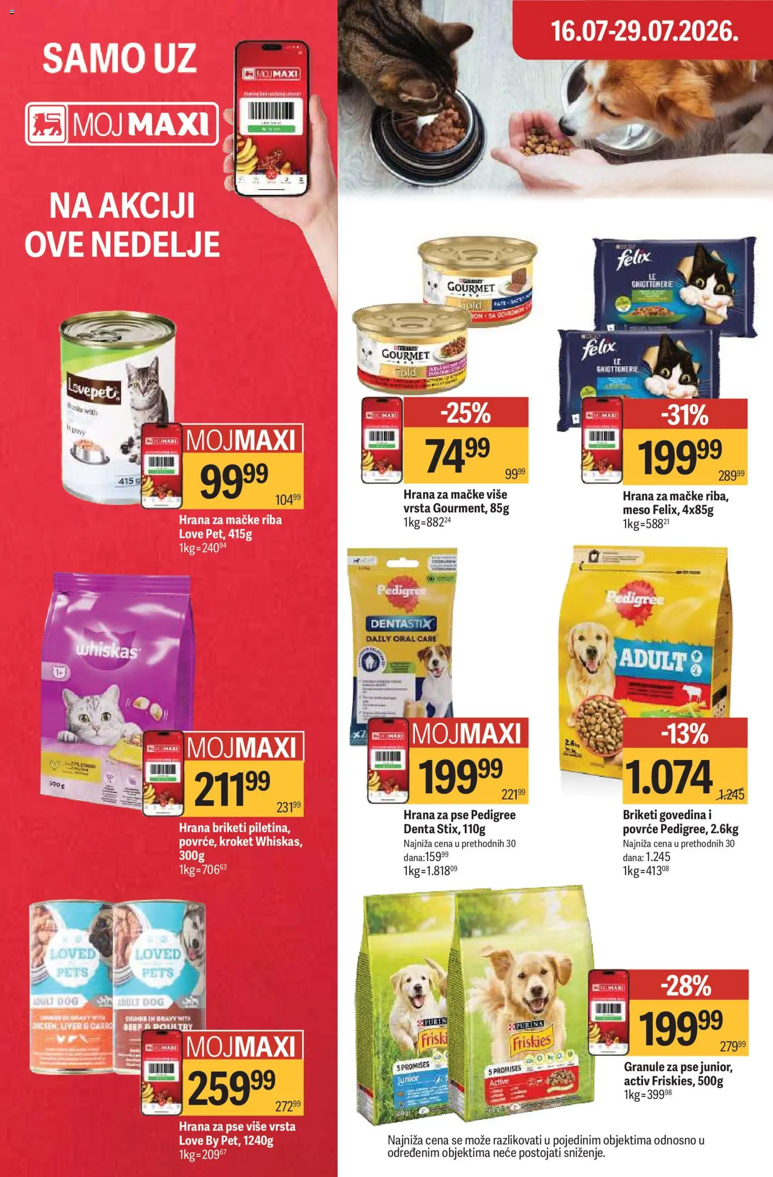 Maxi katalog - važi od 16.07.2026 | Strana: 38 | Proizvode: Hrana za mačke, Piletina, Whiskas, Riba