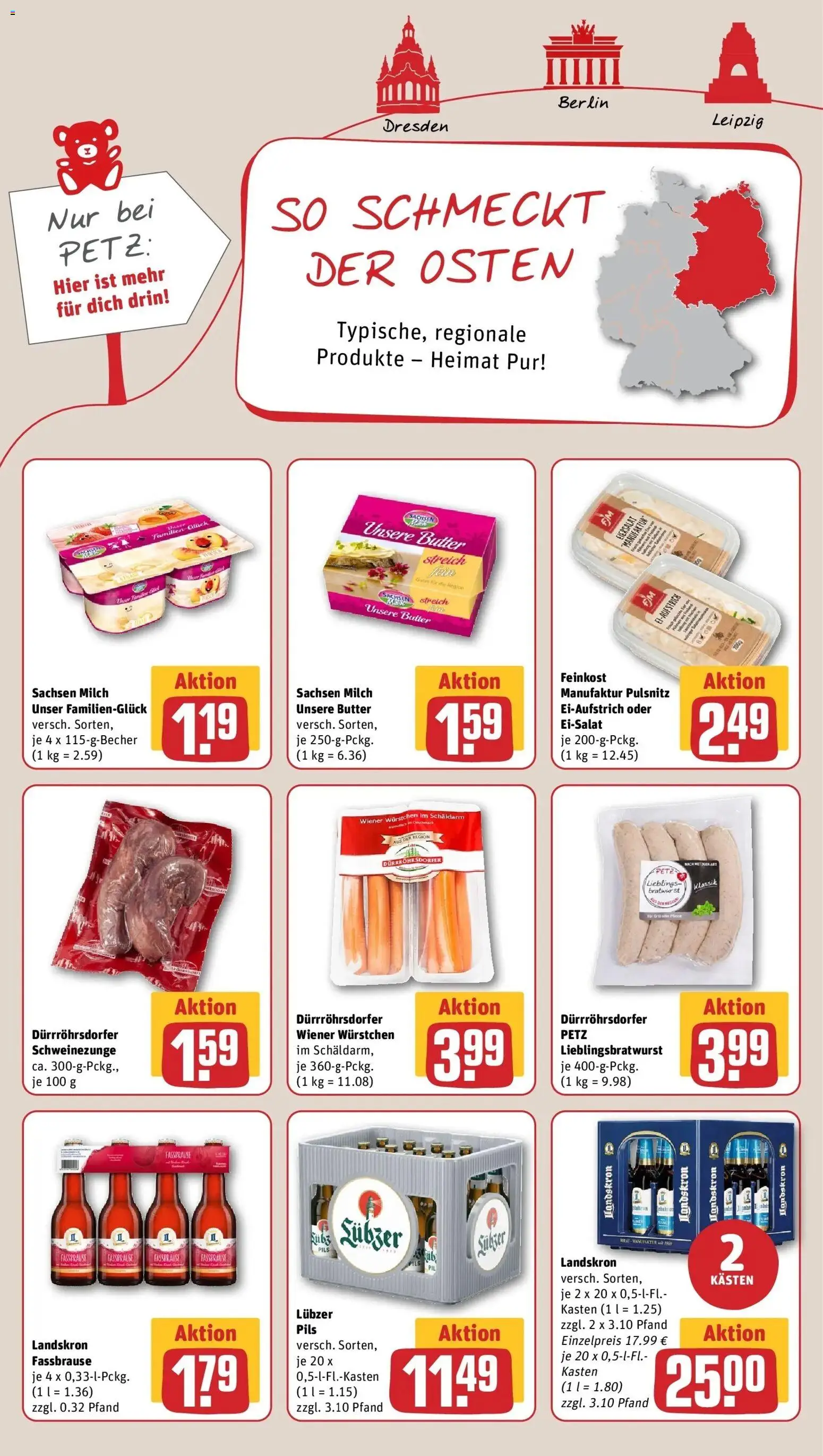REWE Prospekt ab 10.08.2026 zum Blättern » Angebote | Seite: 8 | Produkte: Wiener wurstchen, Milch, Bratwurst, Fassbrause