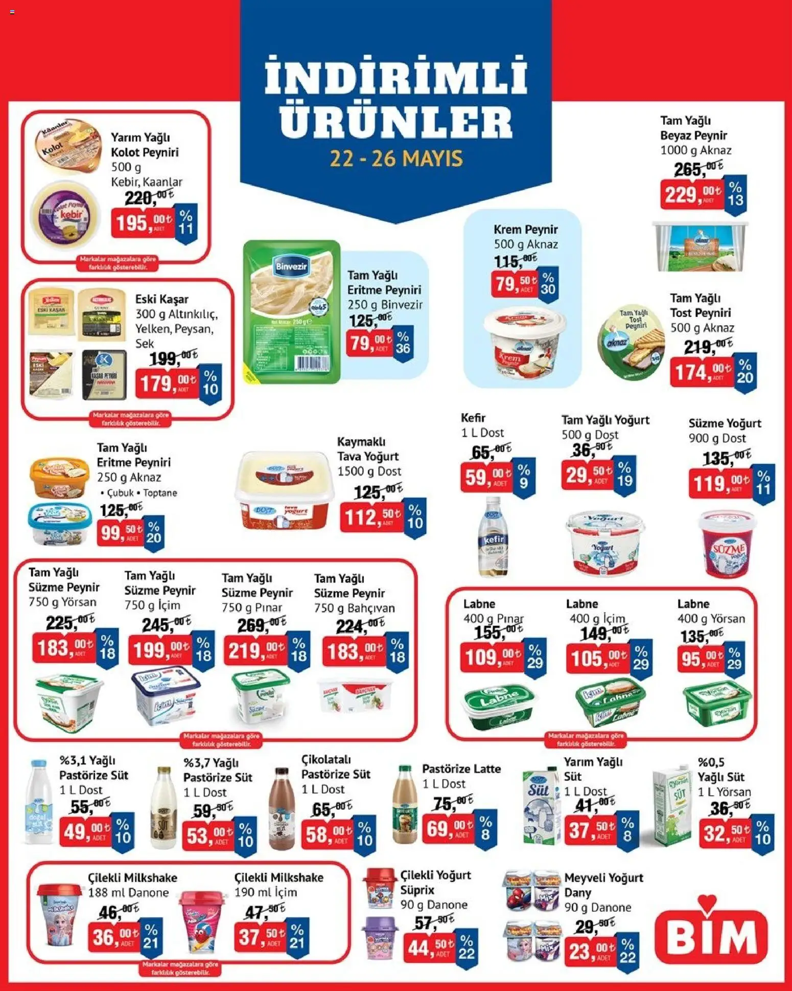 BİM - İndirimli Ürünler - 22.05.2026 tarihinden itibaren geçerlidir | Sayfa: 2