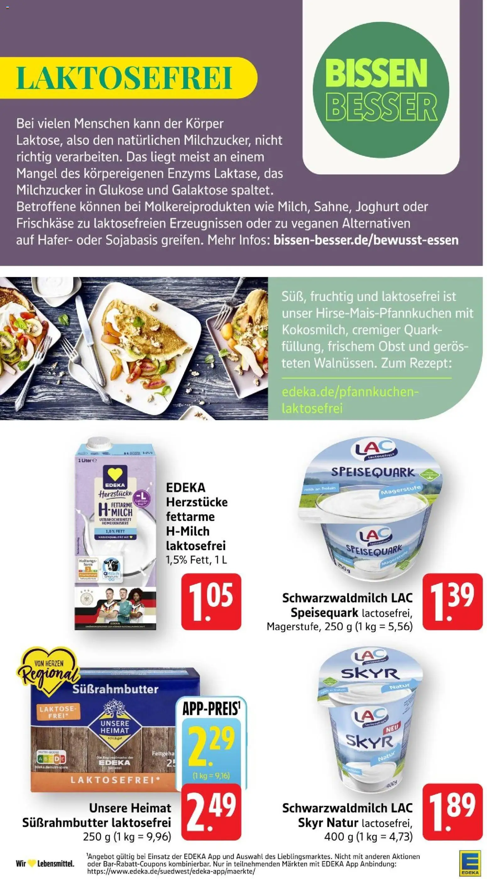 Edeka Prospekt Stuttgart – gültig ab 23.08.2026 | Seite: 20 | Produkte: Quark, Joghurt, Obst, Speisequark