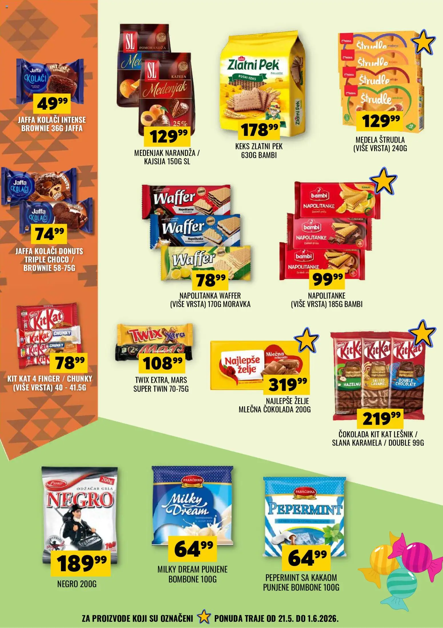 Tekijanka katalog - važi od 20.05.2026 | Strana: 12 | Proizvode: Kajsija, Brownie, Čokolada, Limun