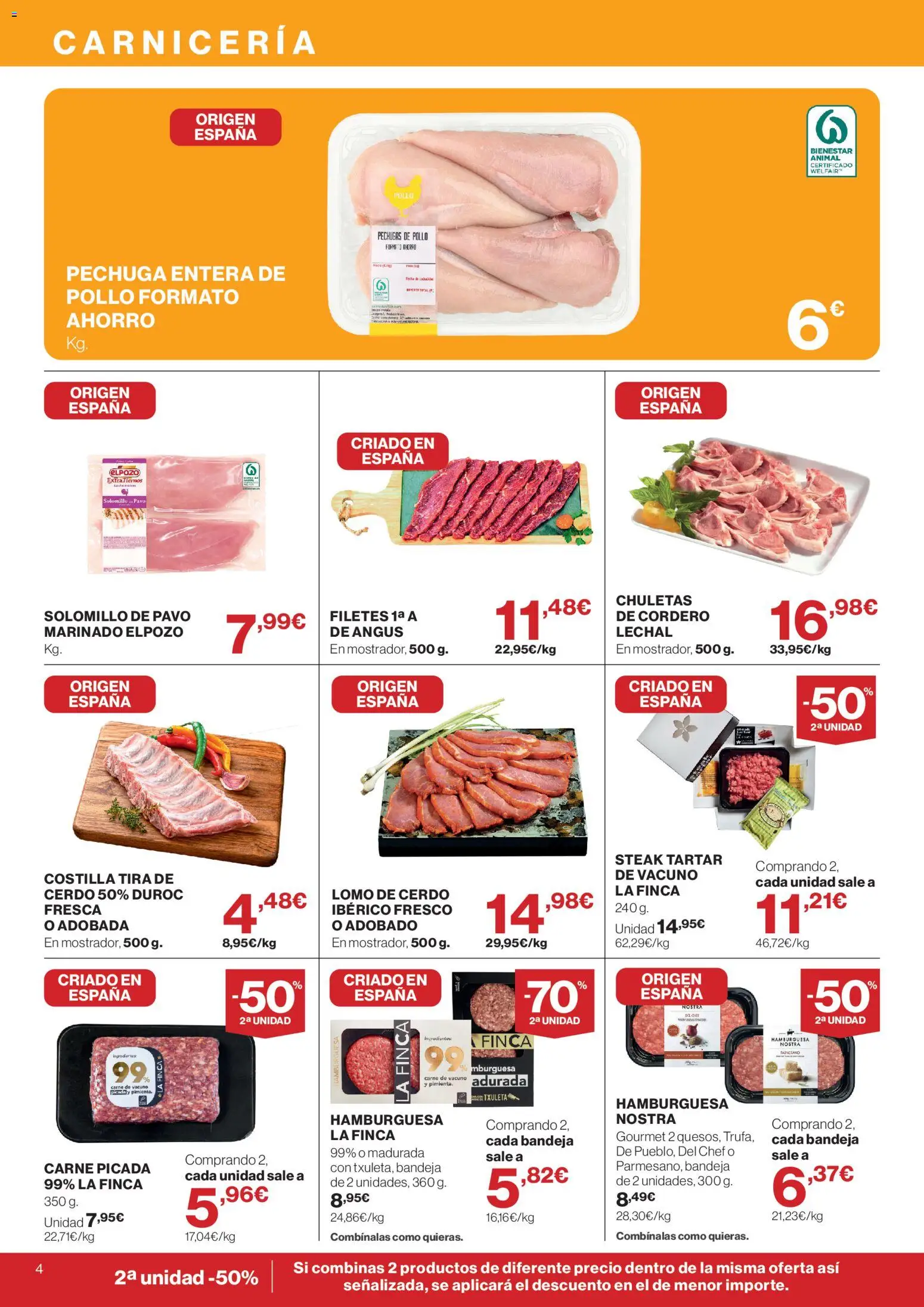 El Corte Inglés ofertas │ válido desde el 30/07/2026 | Página: 4 | Productos: Cerdo, Φίλτρο καφέ, Σοκολατούχο γάλα, Bandeja