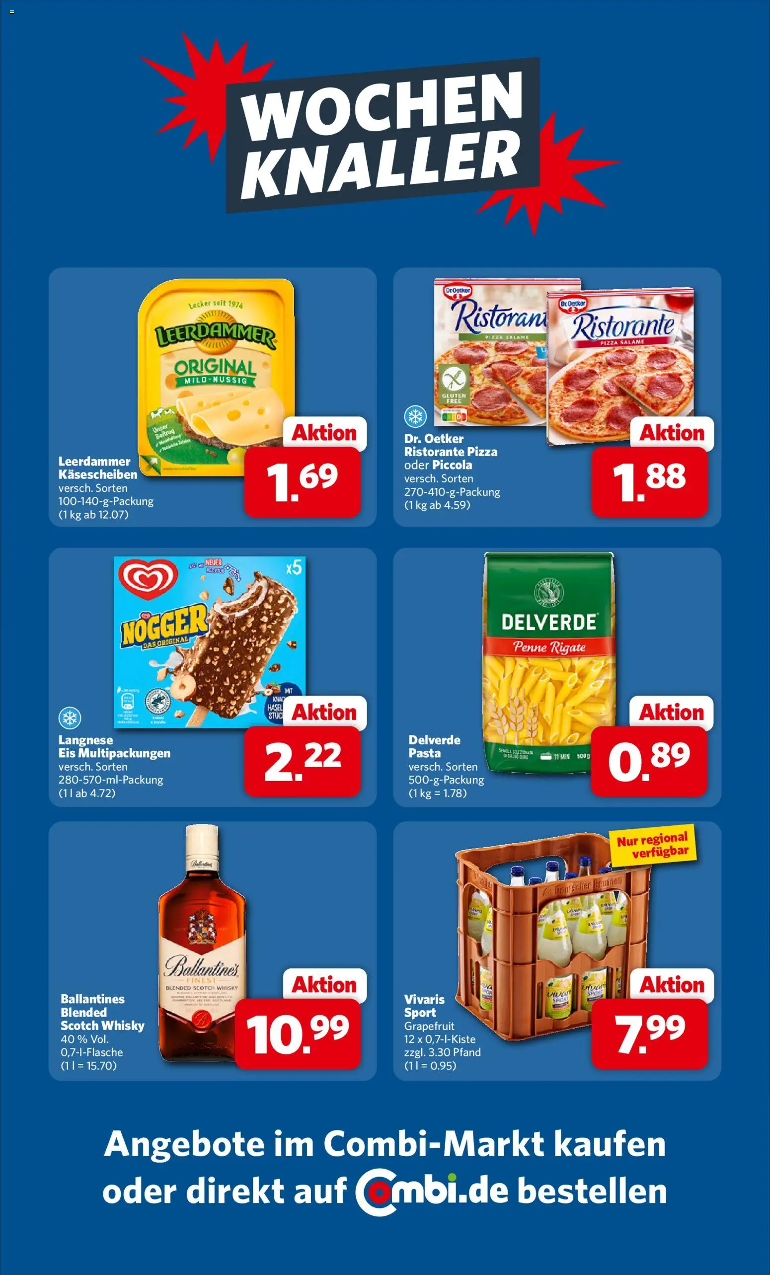 Combi Prospekt – gültig ab 15.06.2026 | Seite: 34 | Produkte: Ristorante, Leerdammer, Pasta, Pizza