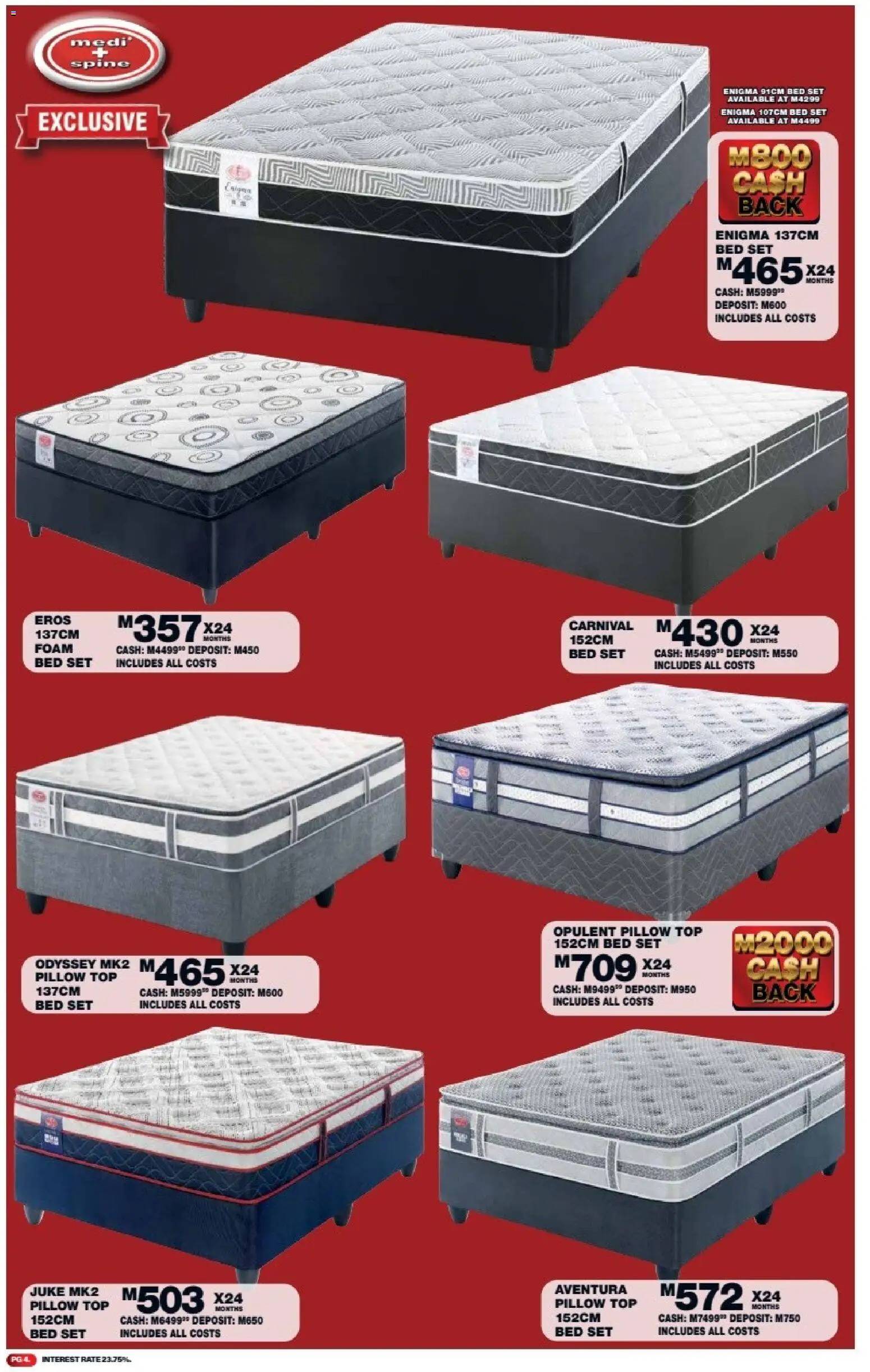 New Lewis Stores catalogue – valid from 11.05.2026 | Page: 4 | Products: Bed, Pillow, Foam