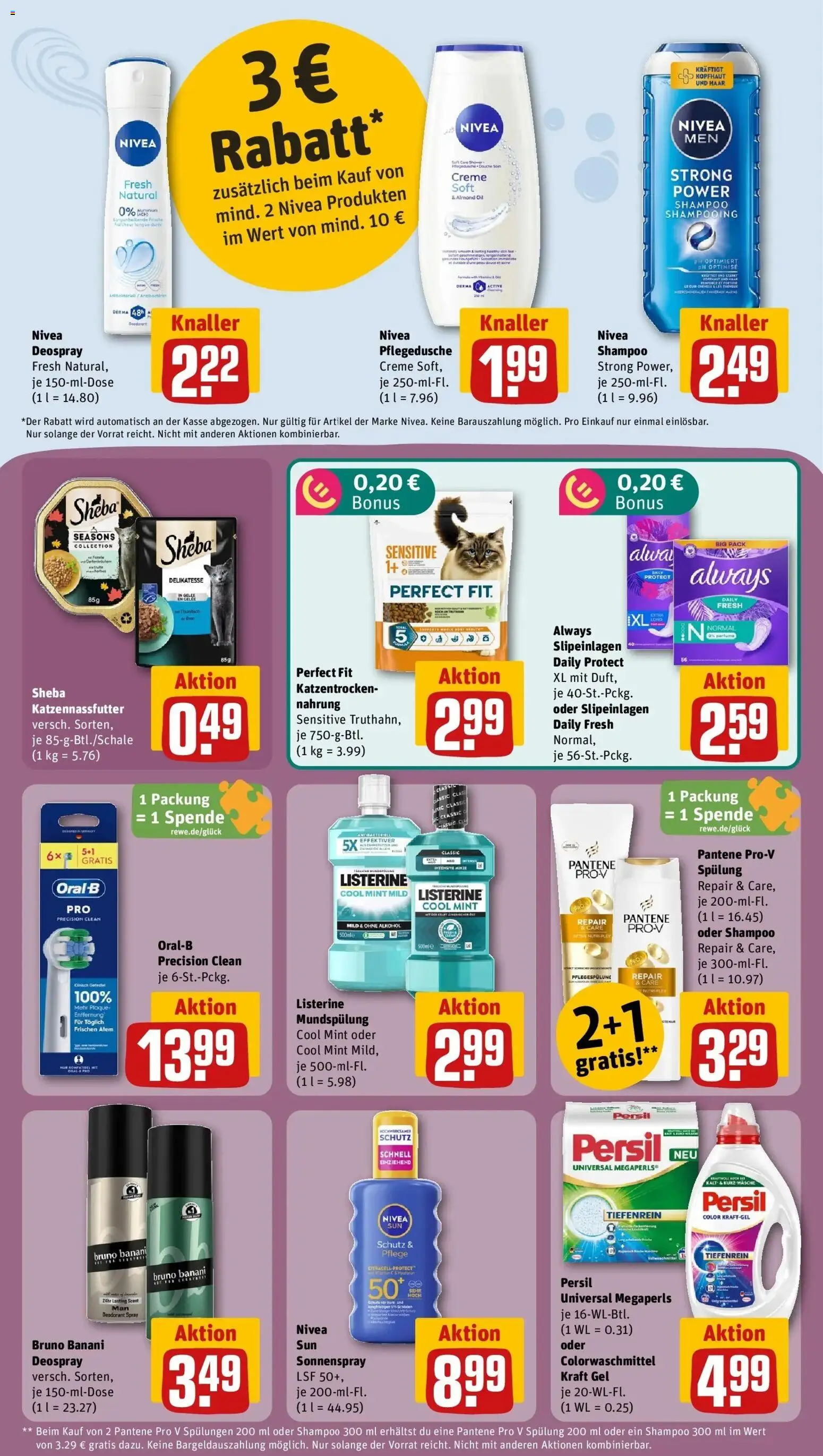 Rewe Prospekt München – gültig ab 27.07.2026 | Seite: 14 | Produkte: Shampoo, Spülung, Deospray, Persil