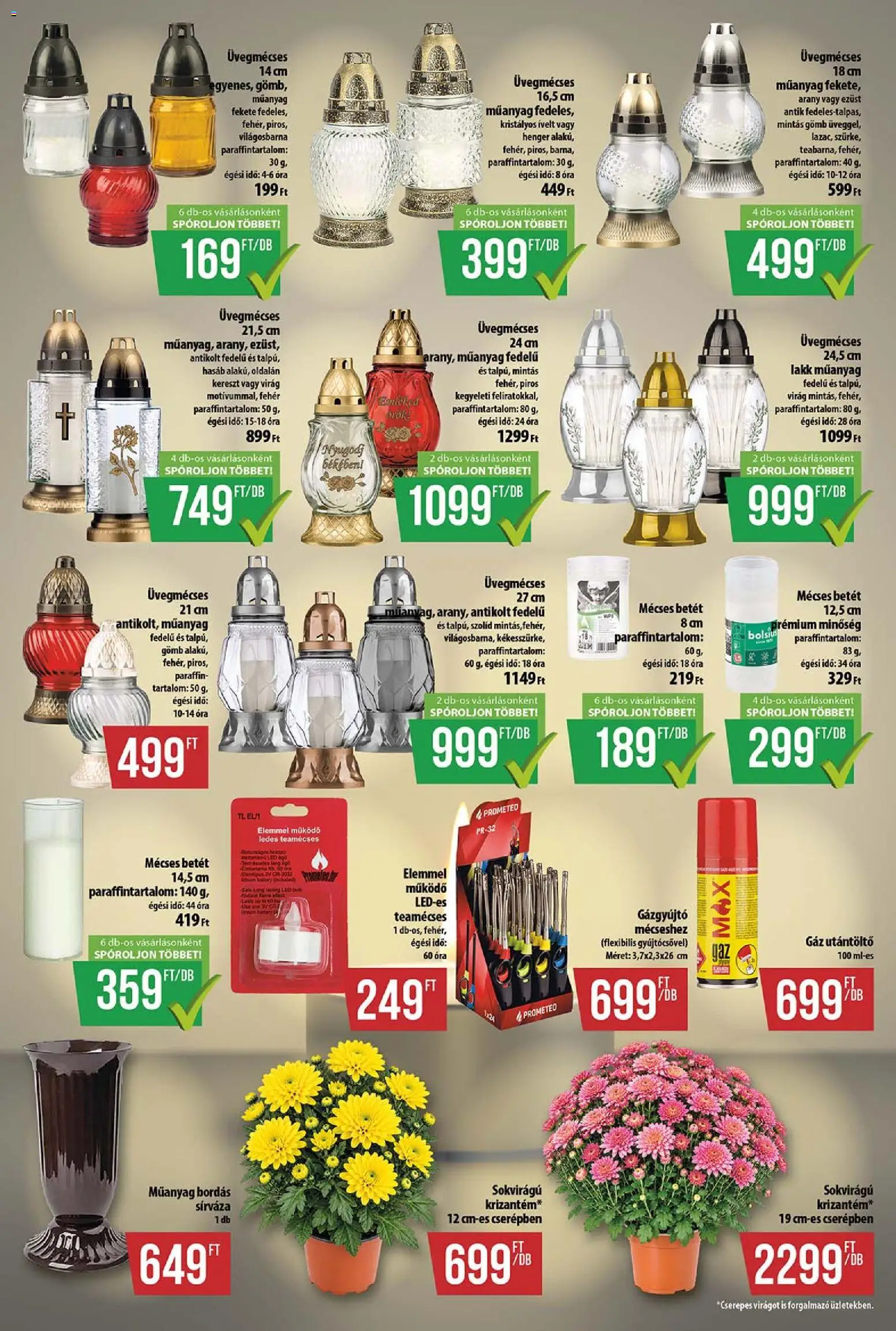COOP akciós ujság - amely érvényes a következő dátumtól: 2026.10.15. | Oldal: 15 | Termékek: Betét, Teamécses, LED, Óra