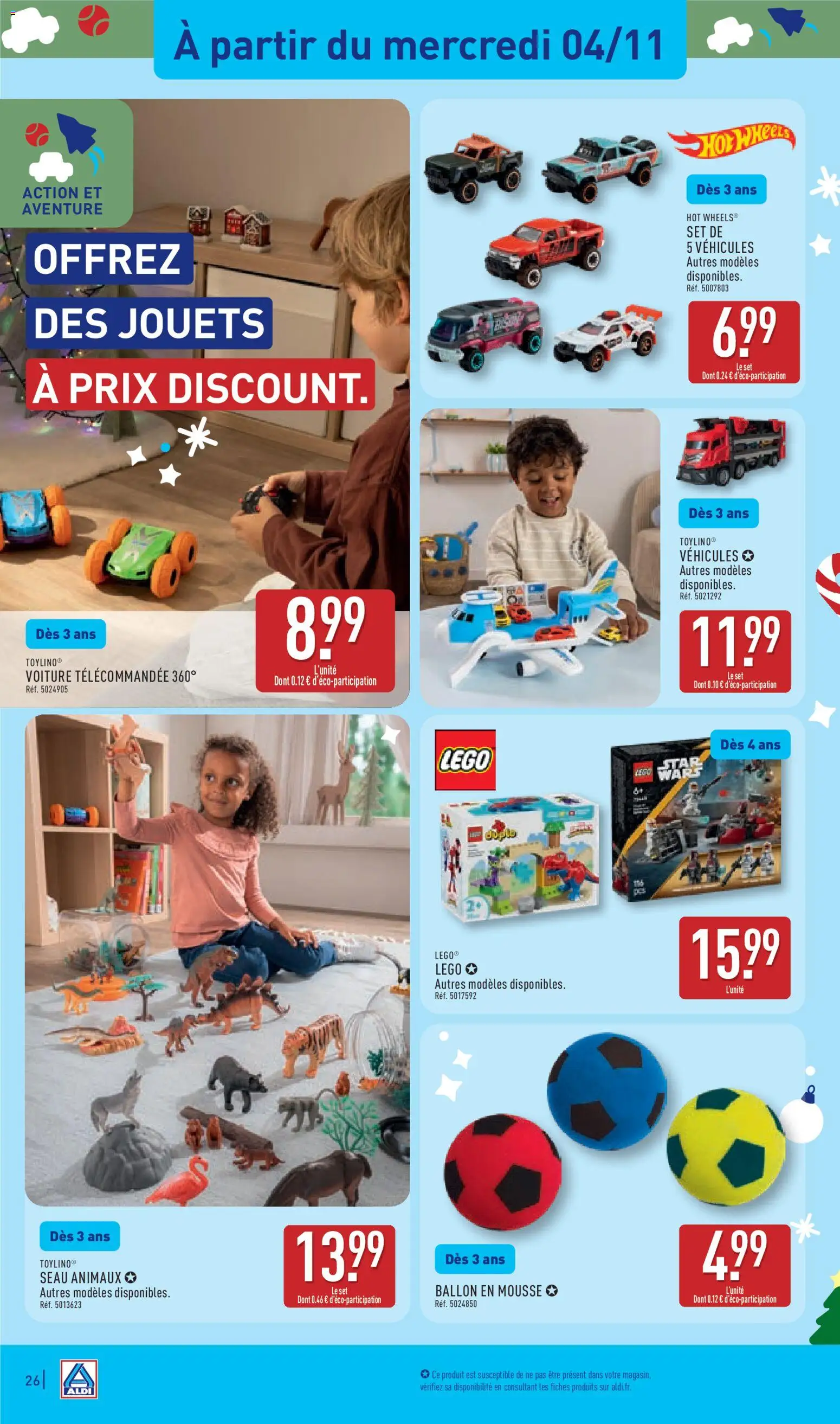 {H1} | Page: 30 | Produits: Légo, Ballon, Jouets, Mousse