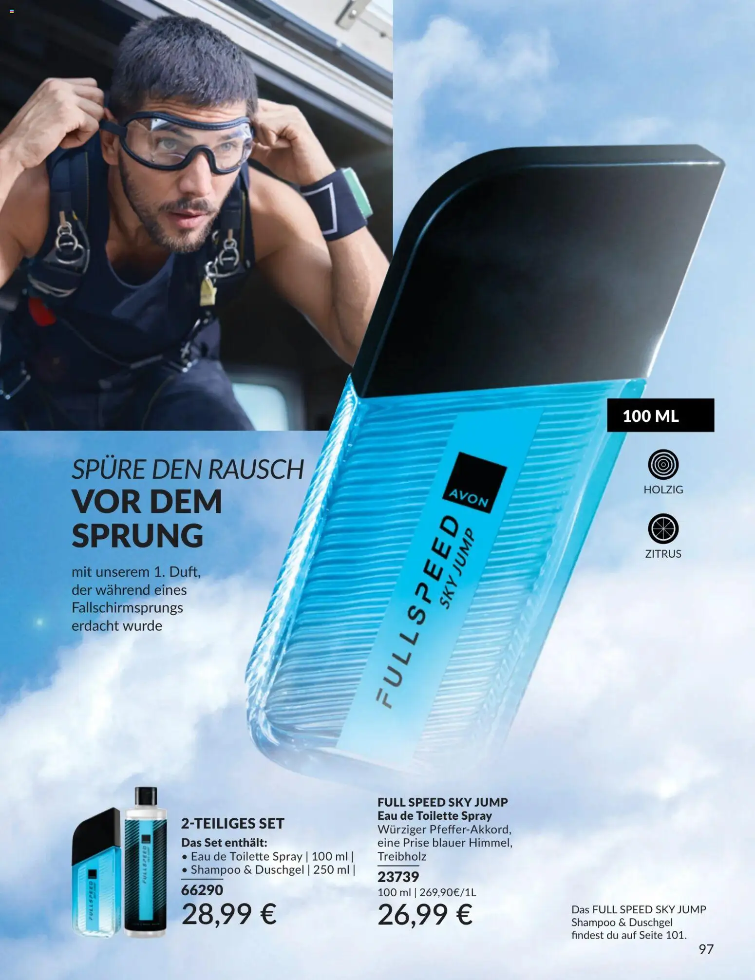 AVON Katalog Juli 2026 – gültig ab 01.07.2026 | Seite: 97 | Produkte: Toilette, Eau de Toilette, Shampoo, Duschgel