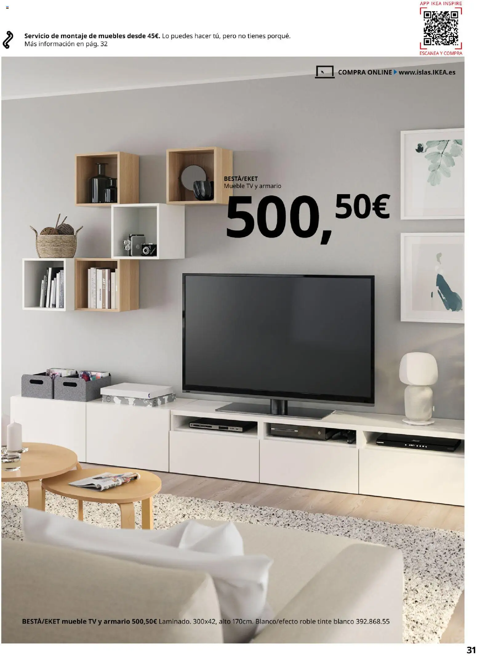 Catálogo IKEA Besta Eket │ válido desde el 01.02.2026 | Página: 31 | Productos: Tinte, Muebles, Armario